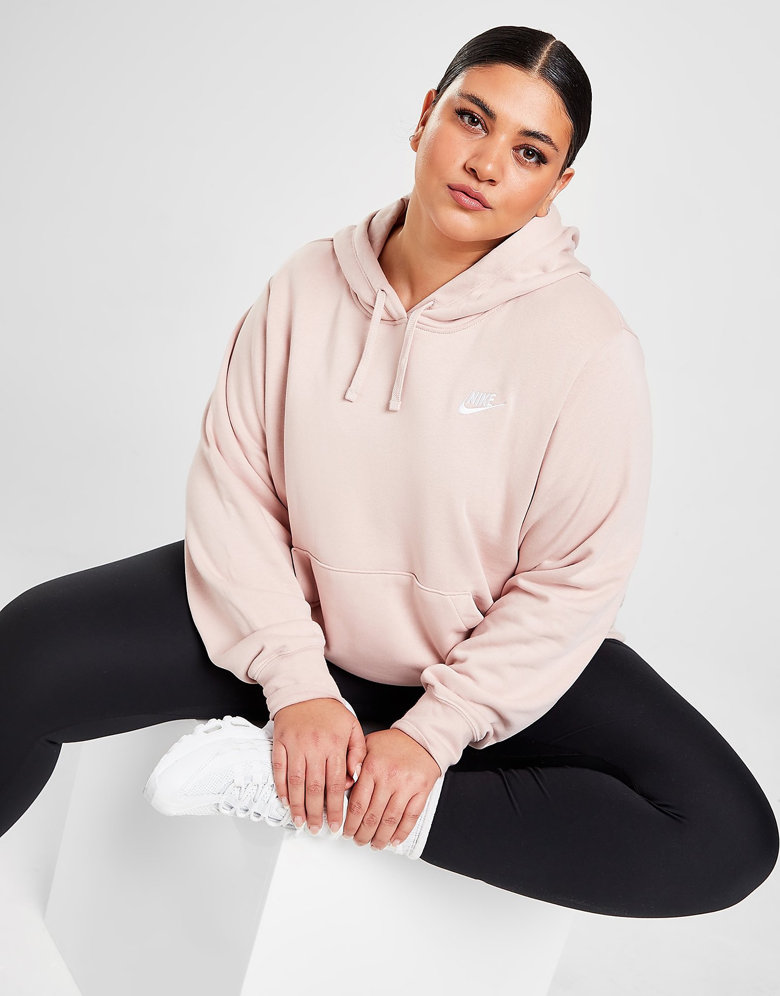 

Nike Plus Size Club Overhead Hoodie - Pink - Womens, Pink