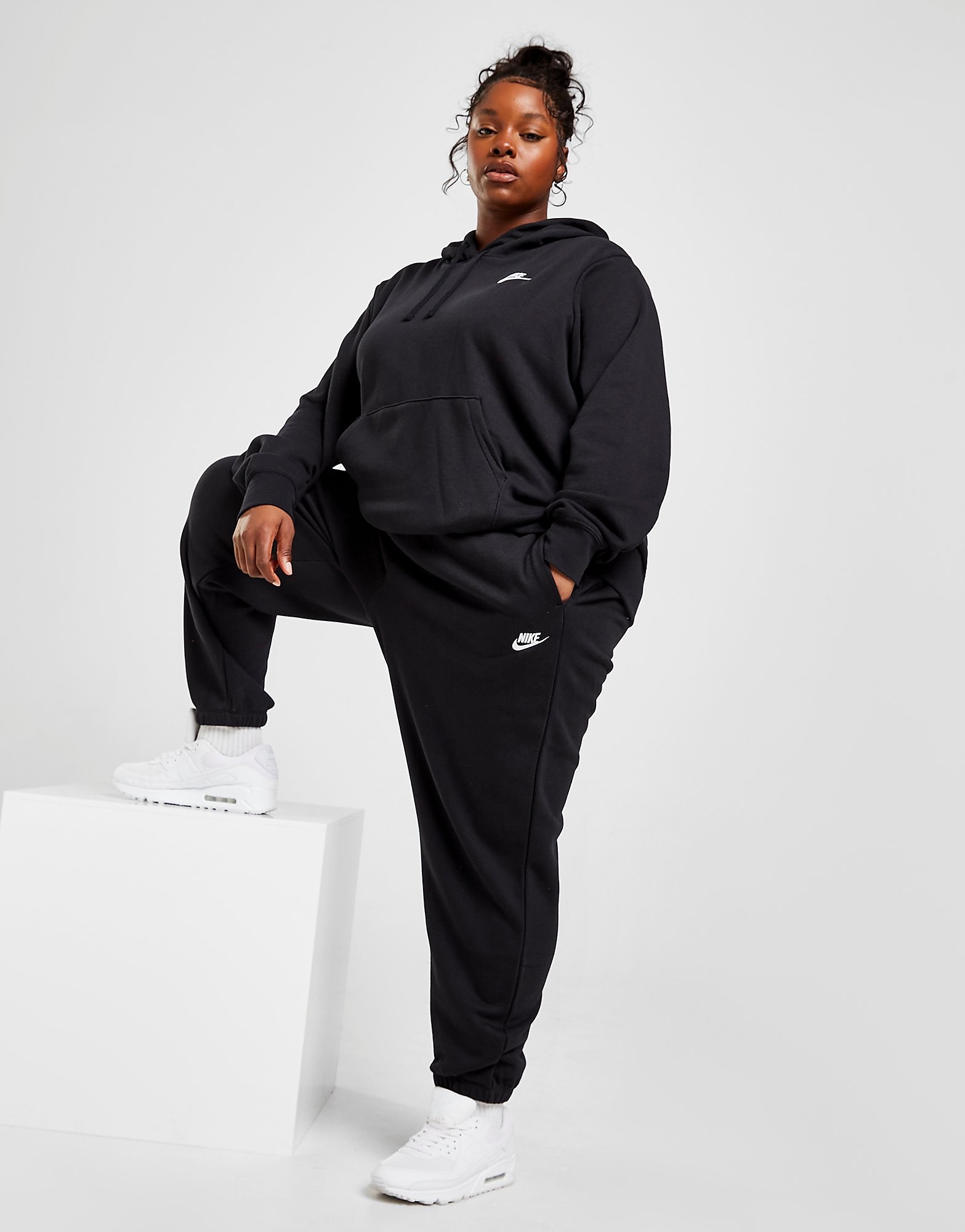 

Nike Plus Size Oversized Joggers - Black - Womens, Black