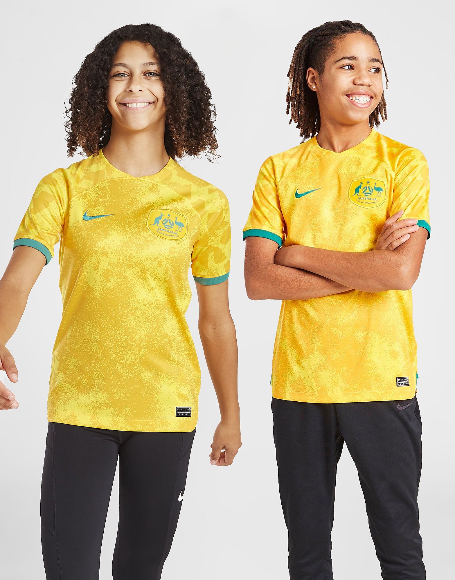 

Nike Australia 2022 Home Shirt Junior - Yellow - Kids, Yellow