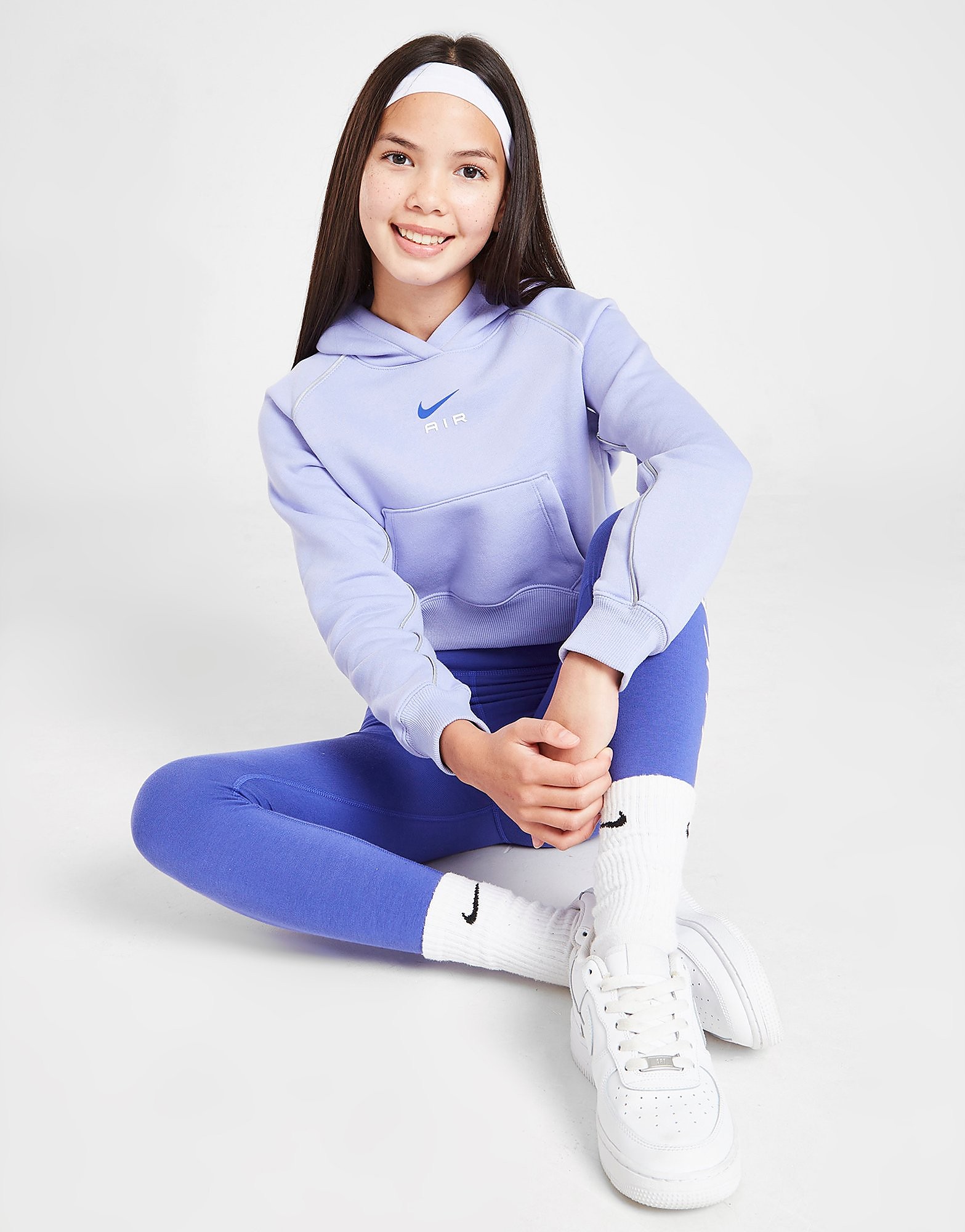 

Nike Girls' Air French Terry Overhead Hoodie Junior - Light Thistle - Kids, Light Thistle