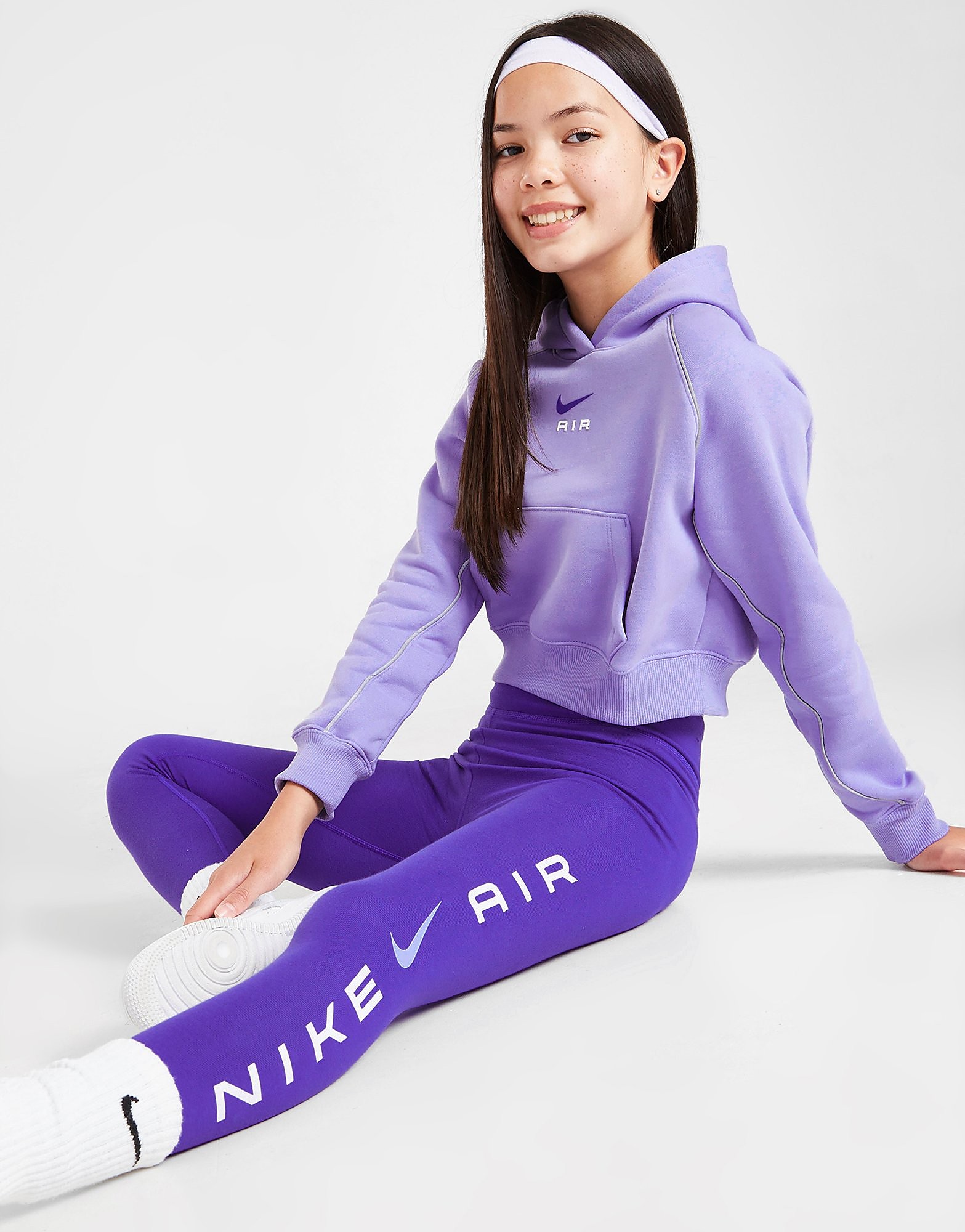 

Nike Girls' Air Essential Mid-Rise Leggings Junior - Blue - Kids, Blue
