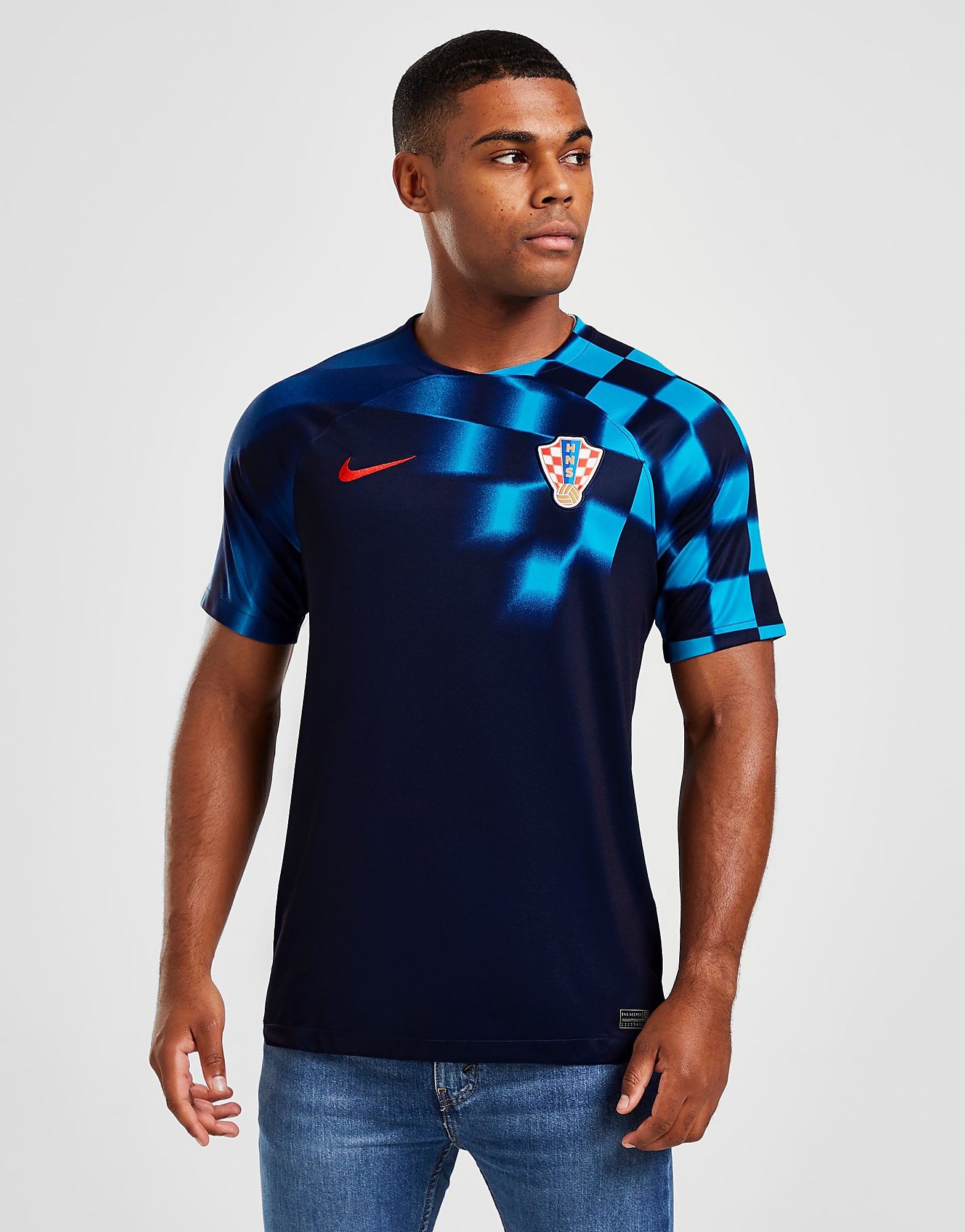 

Nike Croatia 2022 Away Shirt - Blue - Mens, Blue