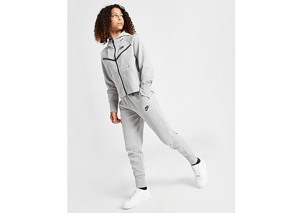 Nike Girls' Sportswear Tech Fleece Joggers Junior, Dark Grey Heather/White