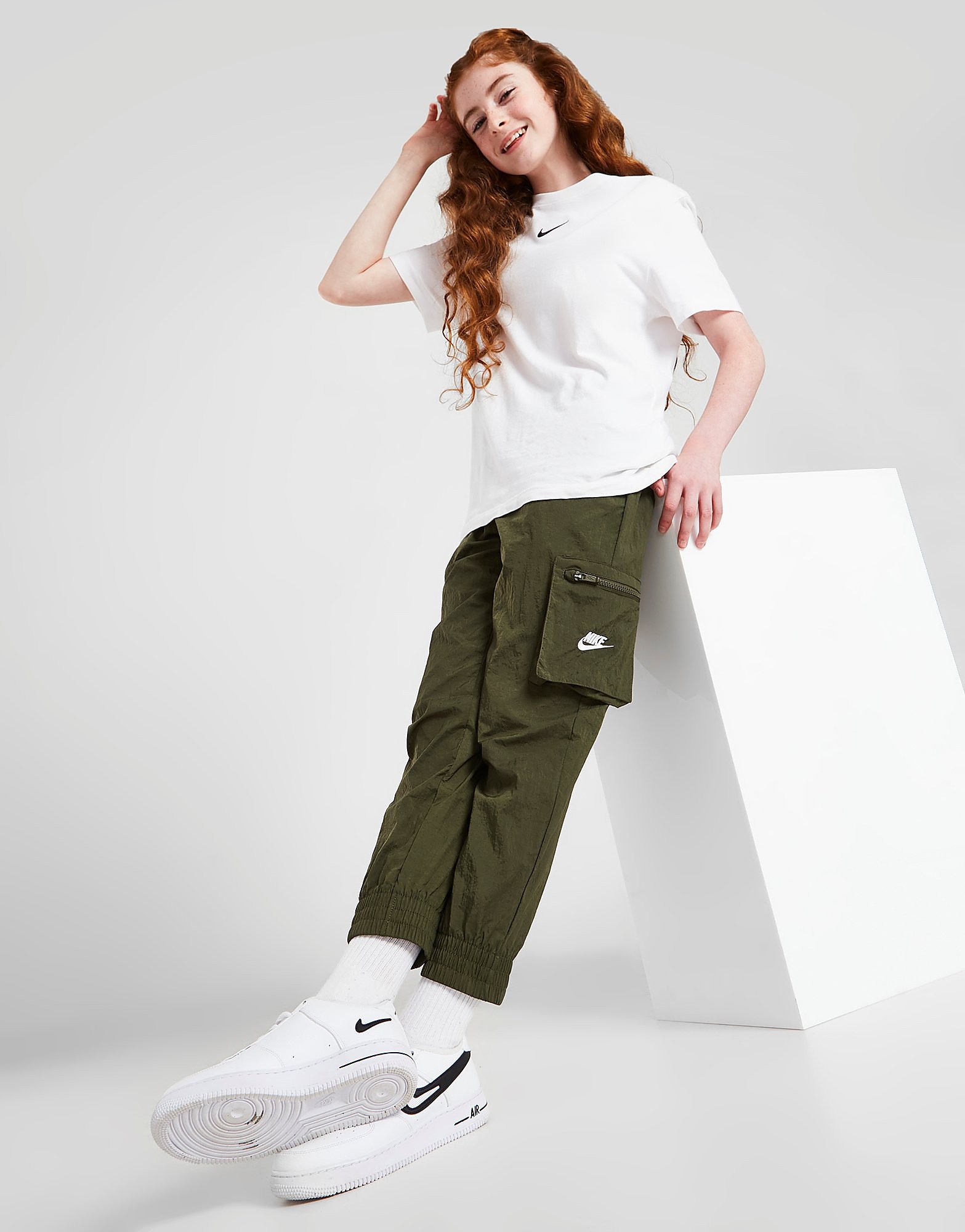 

Nike Girls' Woven Cargo Track Pants Junior - Green - Kids, Green