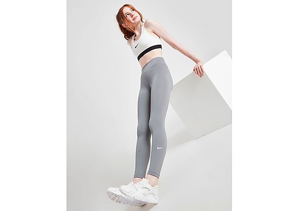 Nike Girls' Fitness Dri-FIT One Tights Junior - Grey - Kids, Grey