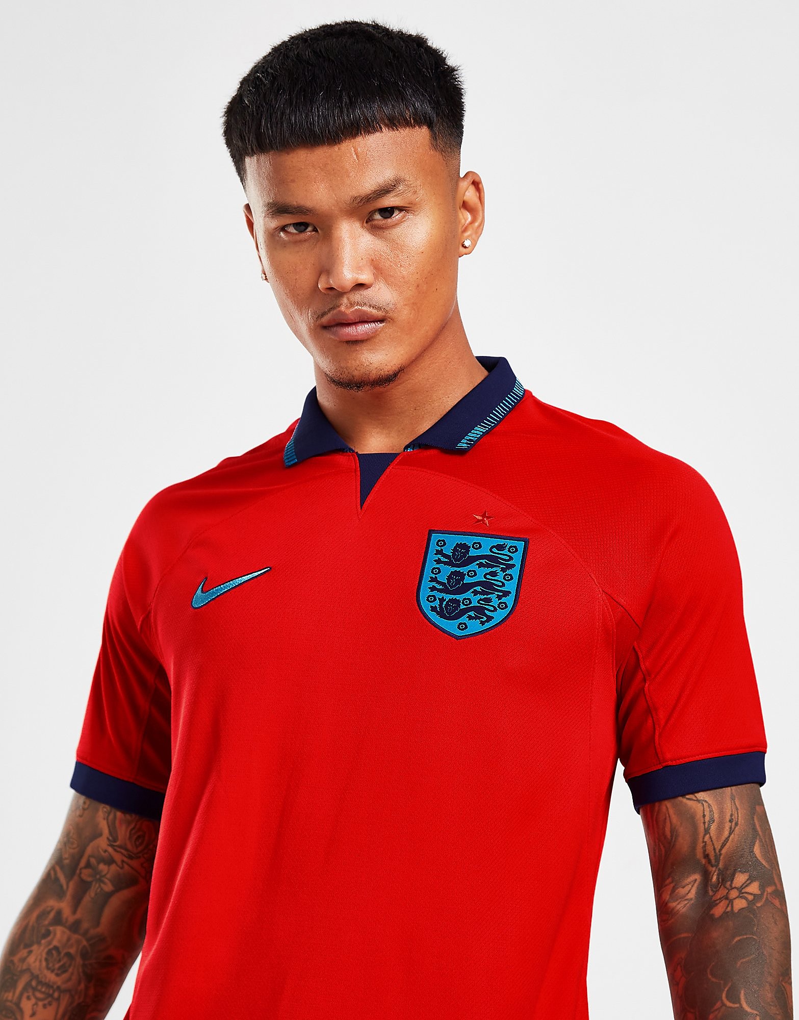 

Nike England 2022 Away Shirt - RED - Mens, RED