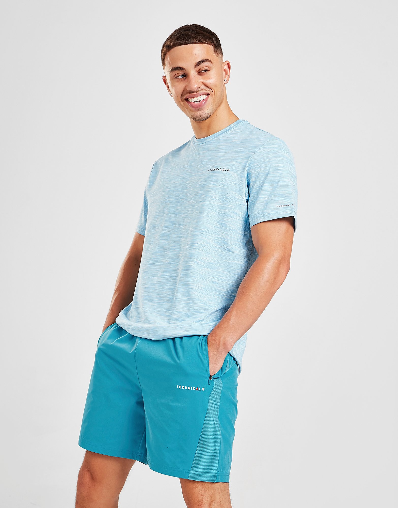 

Technicals Arch Woven Shorts - Blue - Mens, Blue