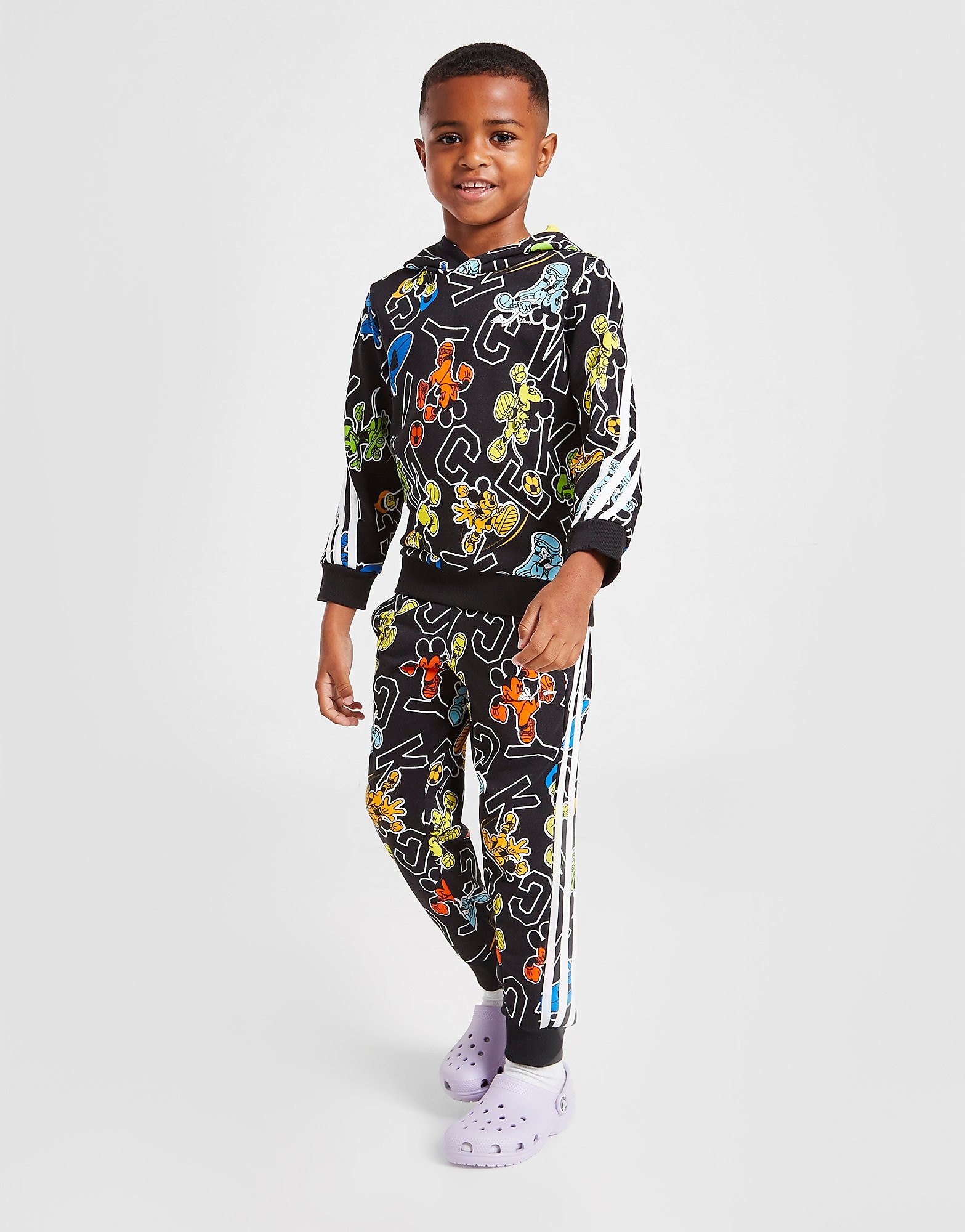 

adidas x Disney Mickey Mouse Print Joggers Children - Black - Kids, Black