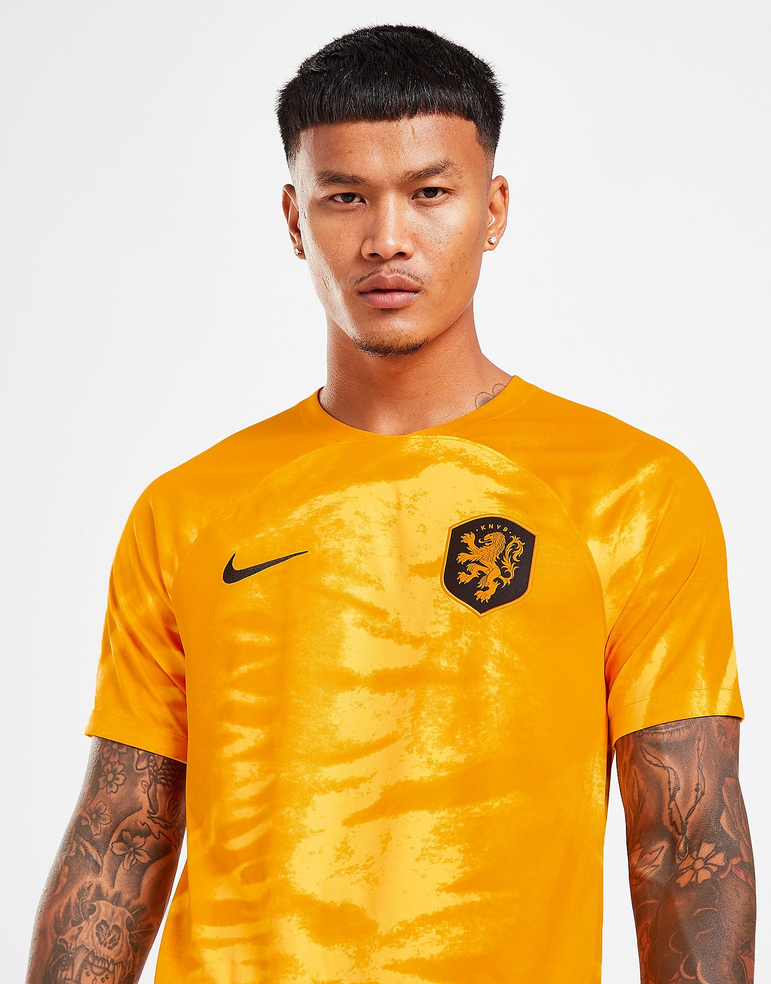

Nike Netherlands 2022 Home Shirt - Orange - Mens, Orange