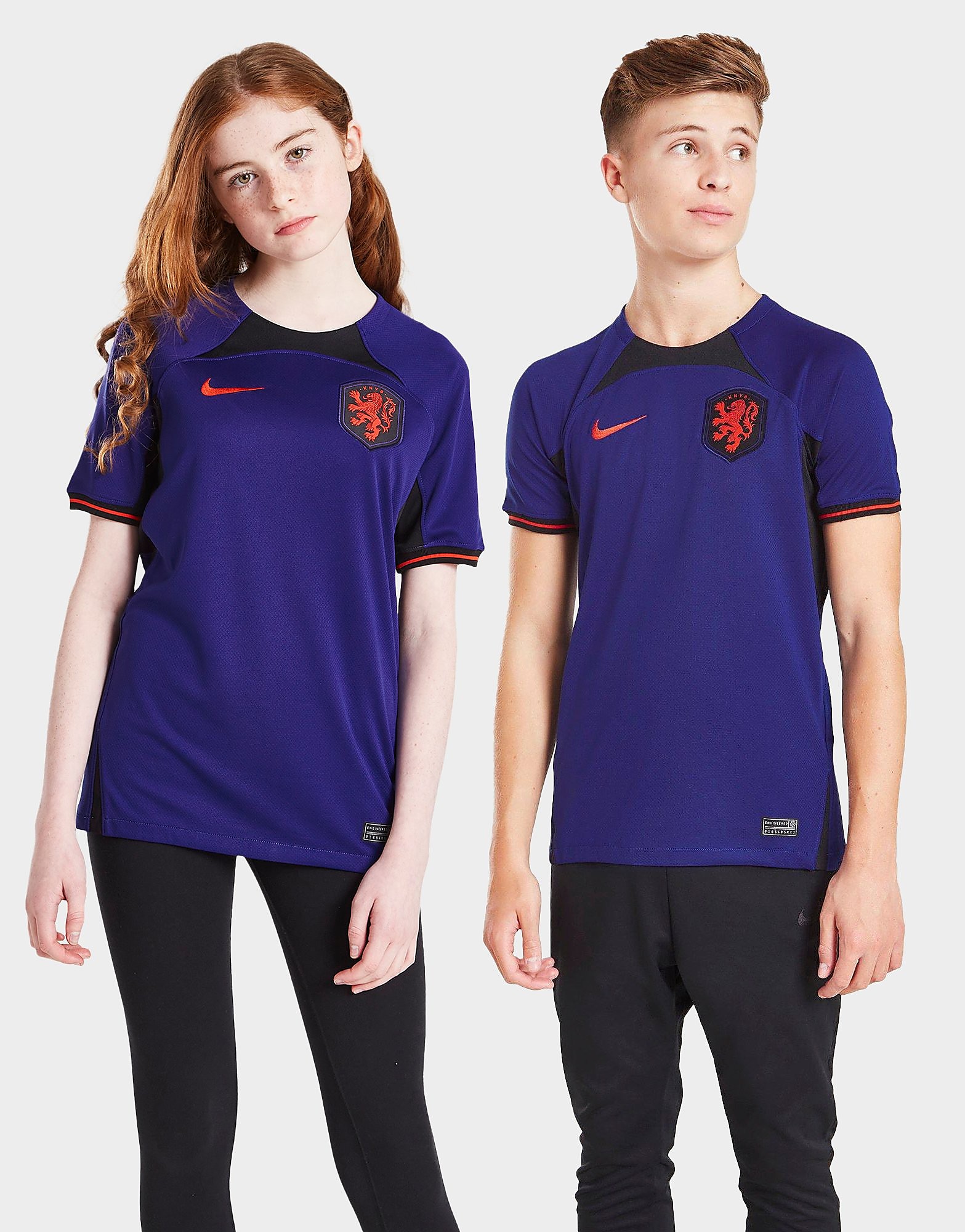 

Nike Netherlands 2022 Away Shirt Junior - Blue - Kids, Blue