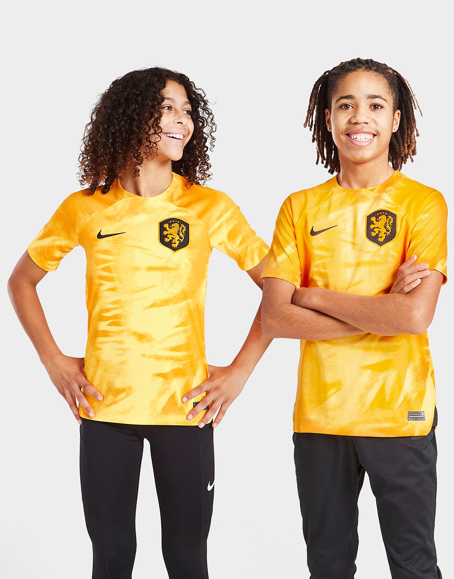 

Nike Netherlands 2022 Home Shirt Junior - Orange - Kids, Orange
