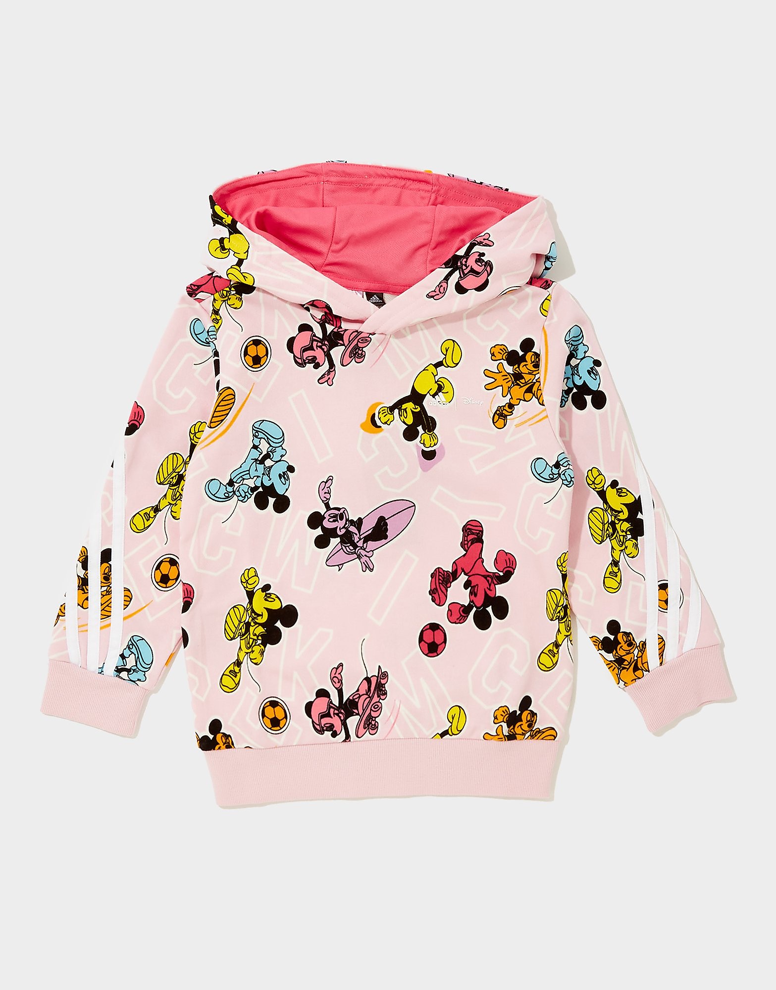 

adidas x Disney Girls' Mickey Mouse Print Hoodie Children - Clear Pink / White / Pulse Magenta - Kids, Clear Pink / White / Pulse Magenta