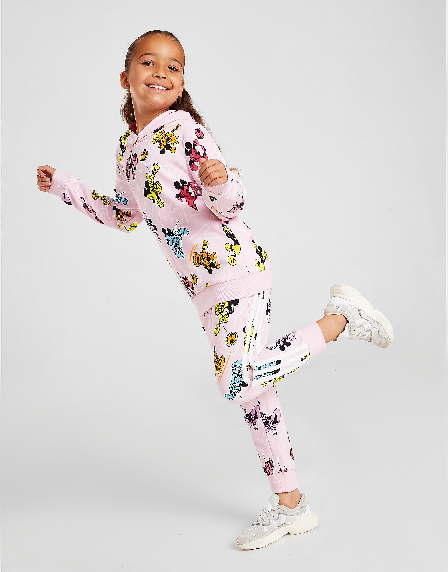 

adidas Girls' Minnie All Over Print Joggers Children - Pink - Kids, Pink