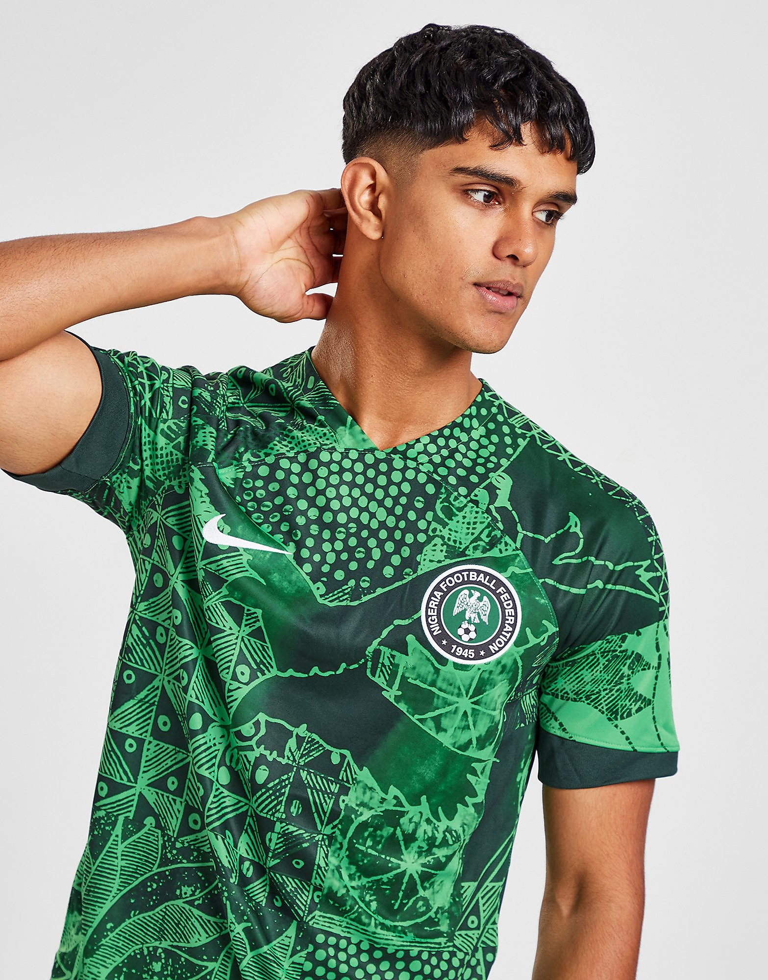 

Nike Nigeria 2022 Home Shirt - Green - Mens, Green