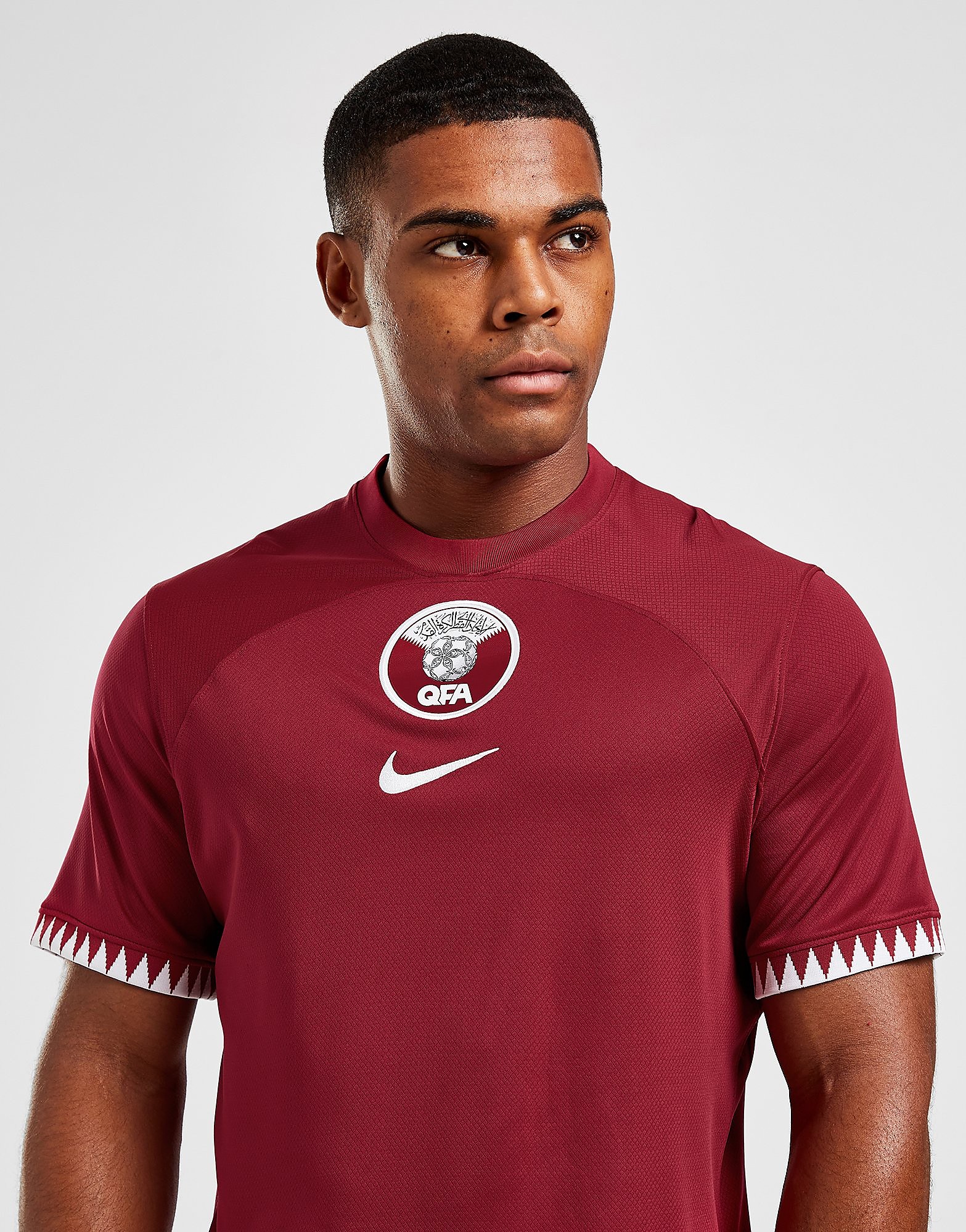 

Nike Qatar 2022 Home Shirt - Red - Mens, Red