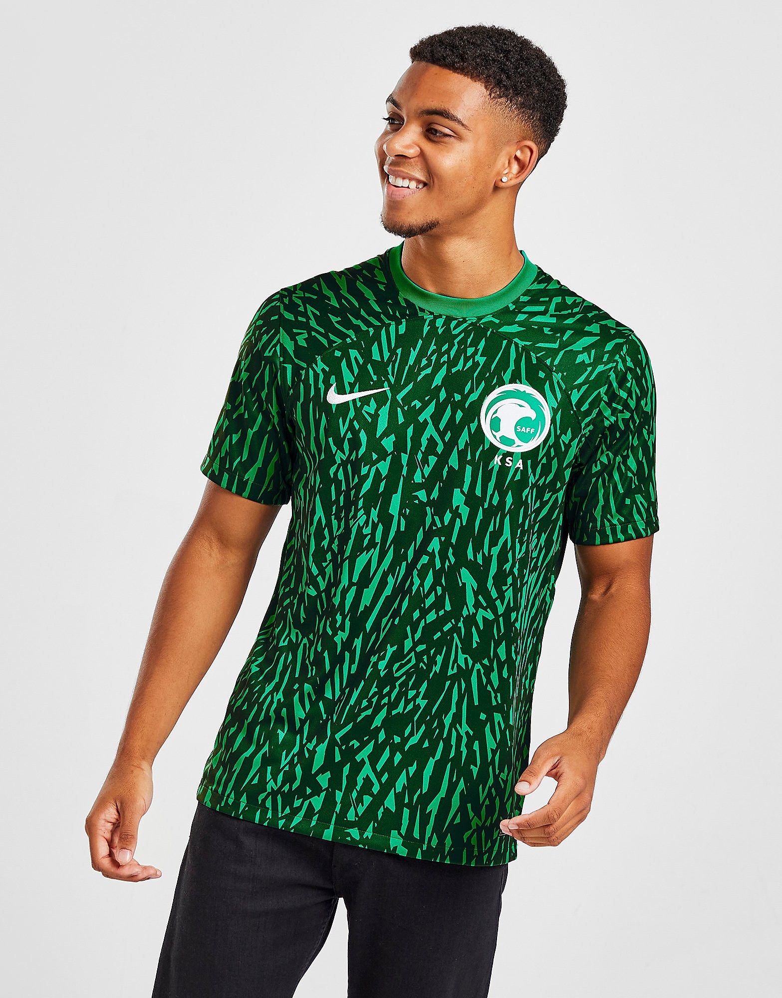 

Nike Saudi Arabia 2022 Away Shirt - Malachite/Pro Green/White - Mens, Malachite/Pro Green/White