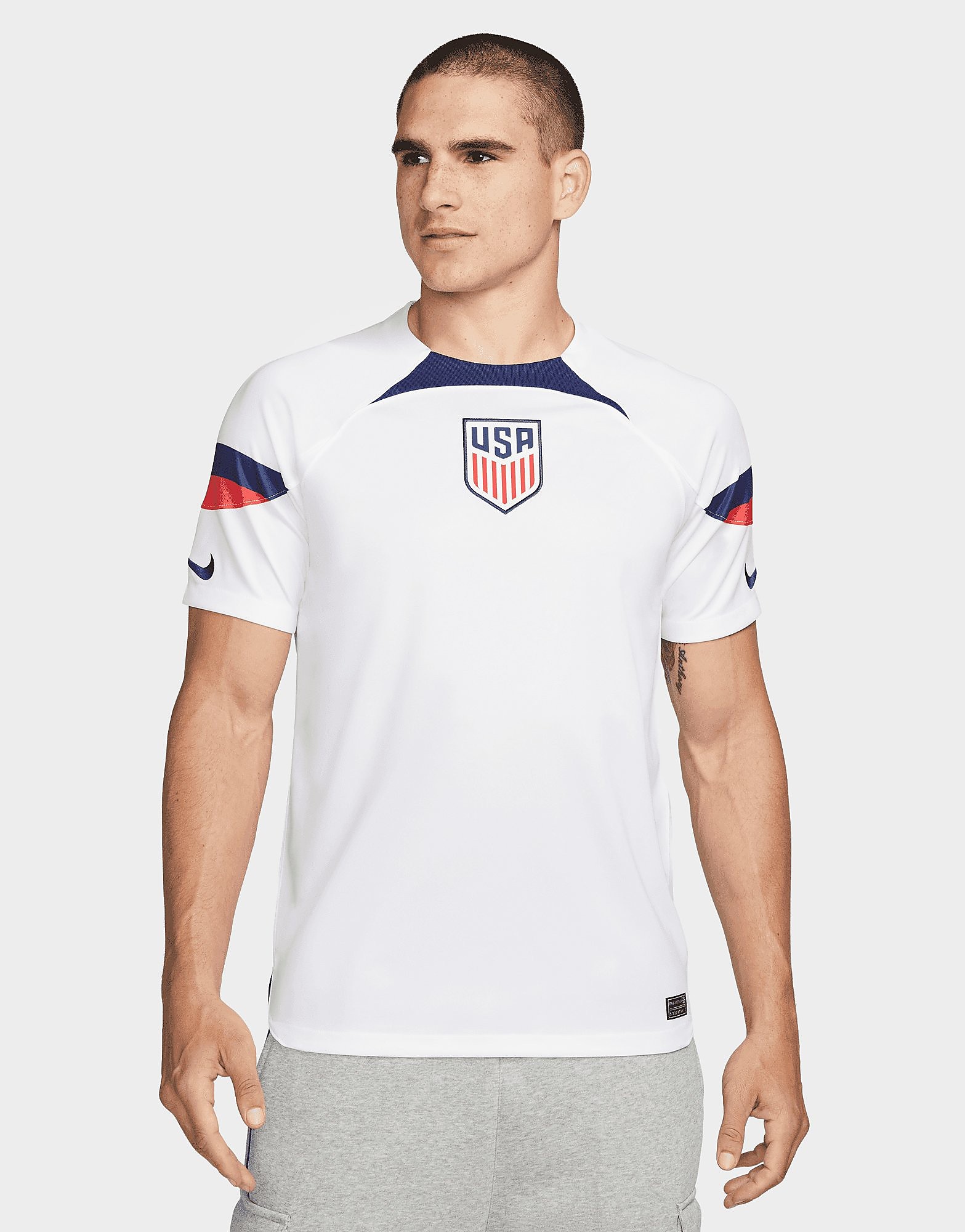 

Nike USA 2022 Home Shirt - White - Mens, White