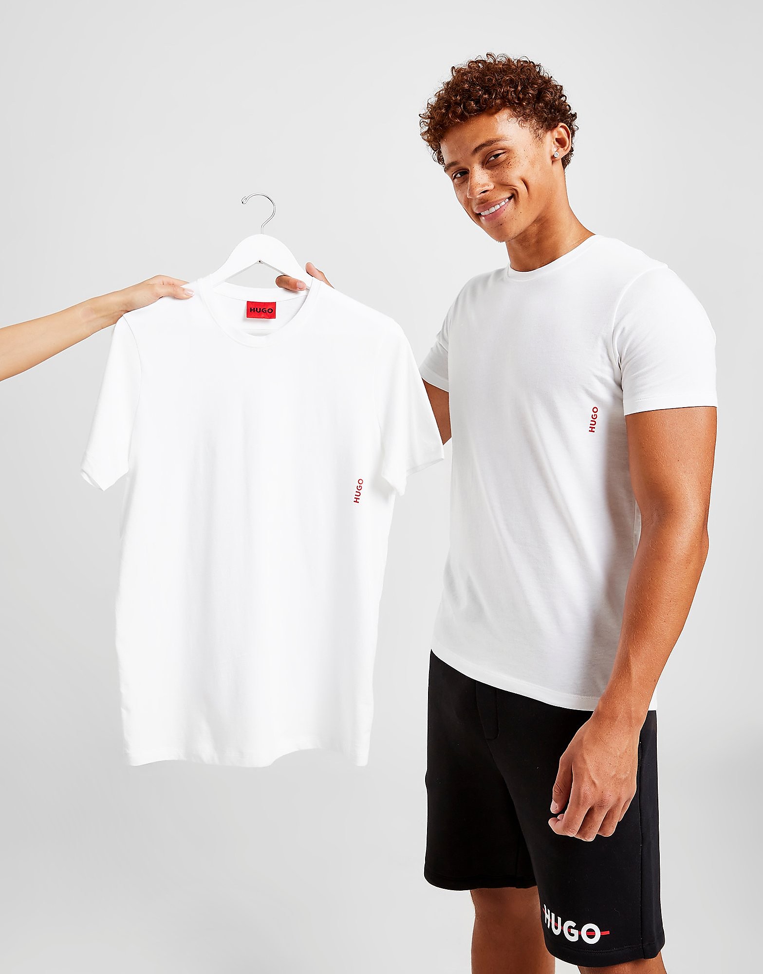 

HUGO 2 Pack T-Shirts - White - Mens, White