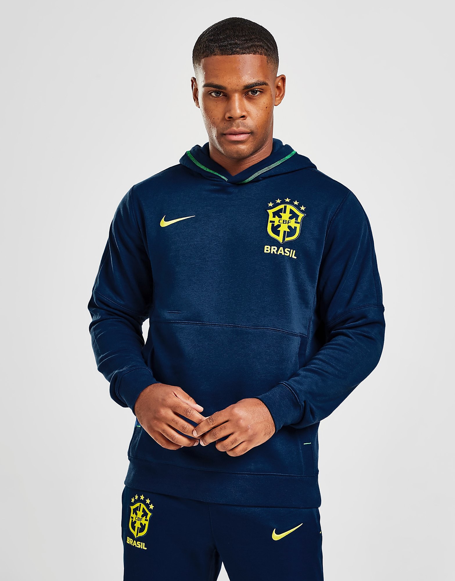 

Nike Brazil Travel Hoodie - Blue - Mens, Blue