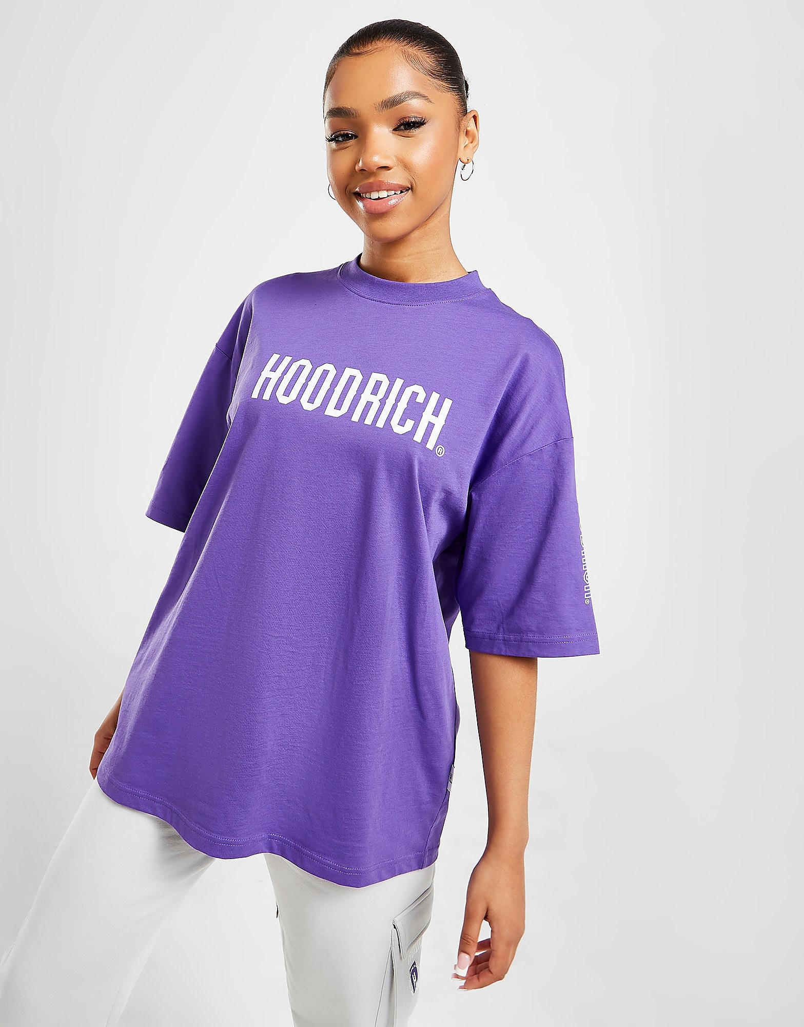 

Hoodrich Azure Boyfriend T-Shirt - Only at JD - Purple - Womens, Purple