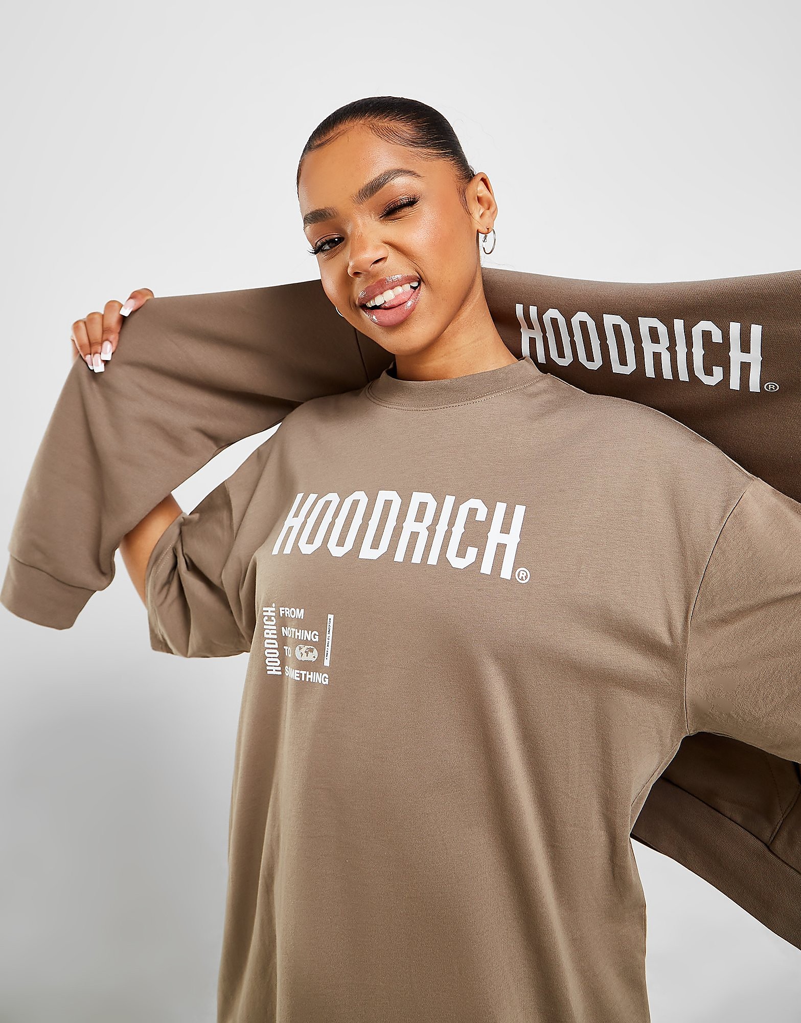 Hoodrich Frenzy T-shirt Dam, Brun