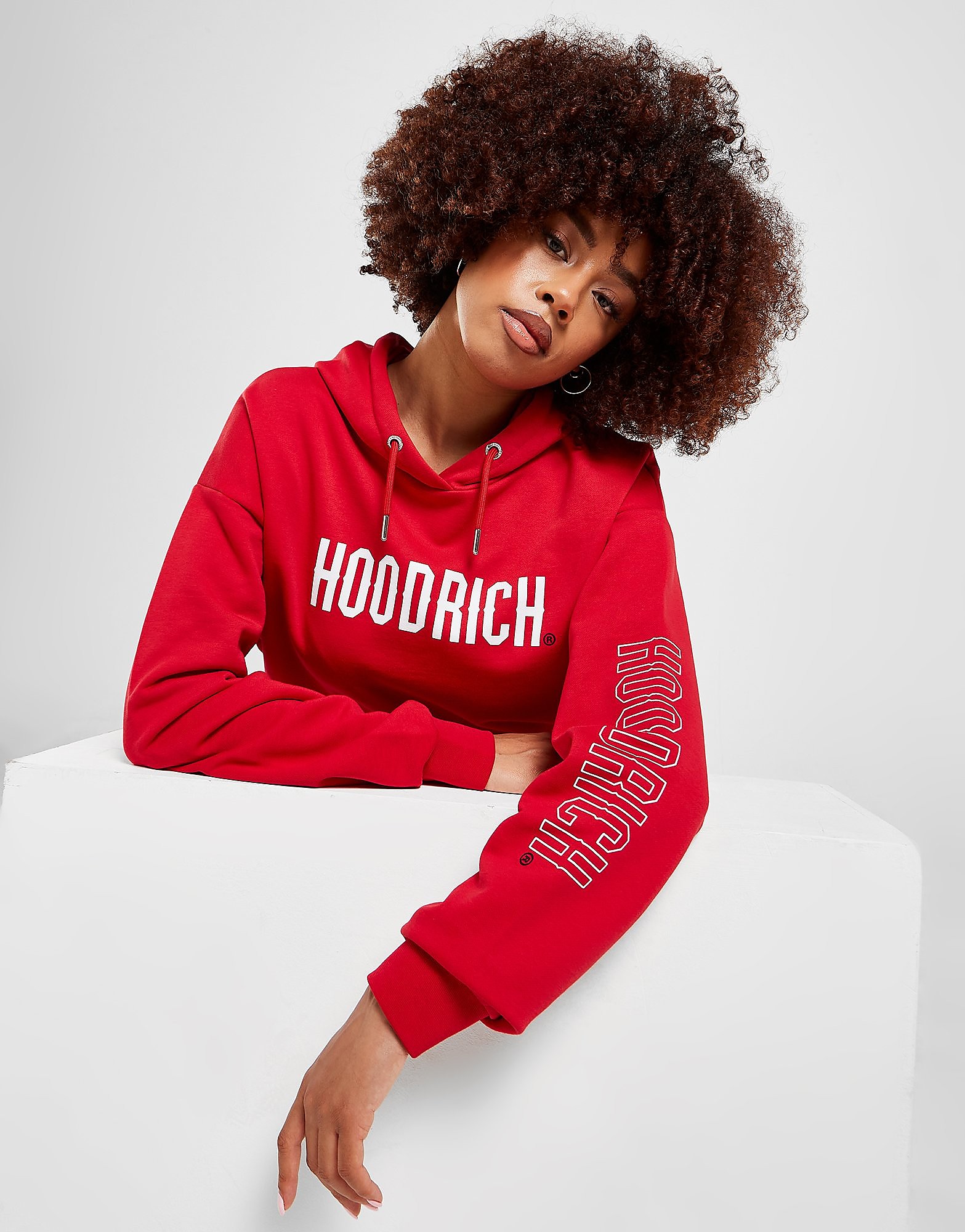 Hoodrich Azure Hoodie Dam, Röd