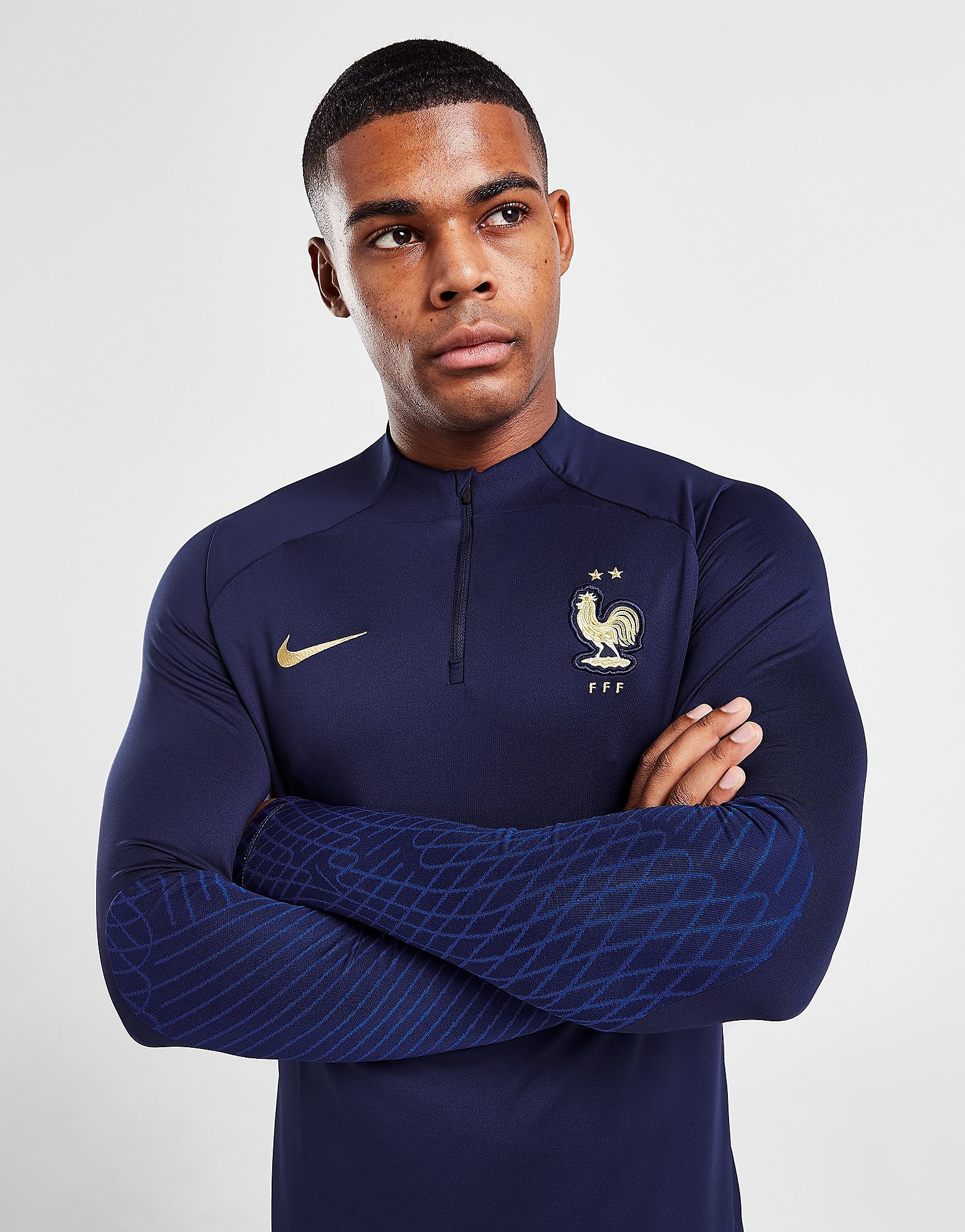 

Nike France Strike Drill Top - Blue - Mens, Blue