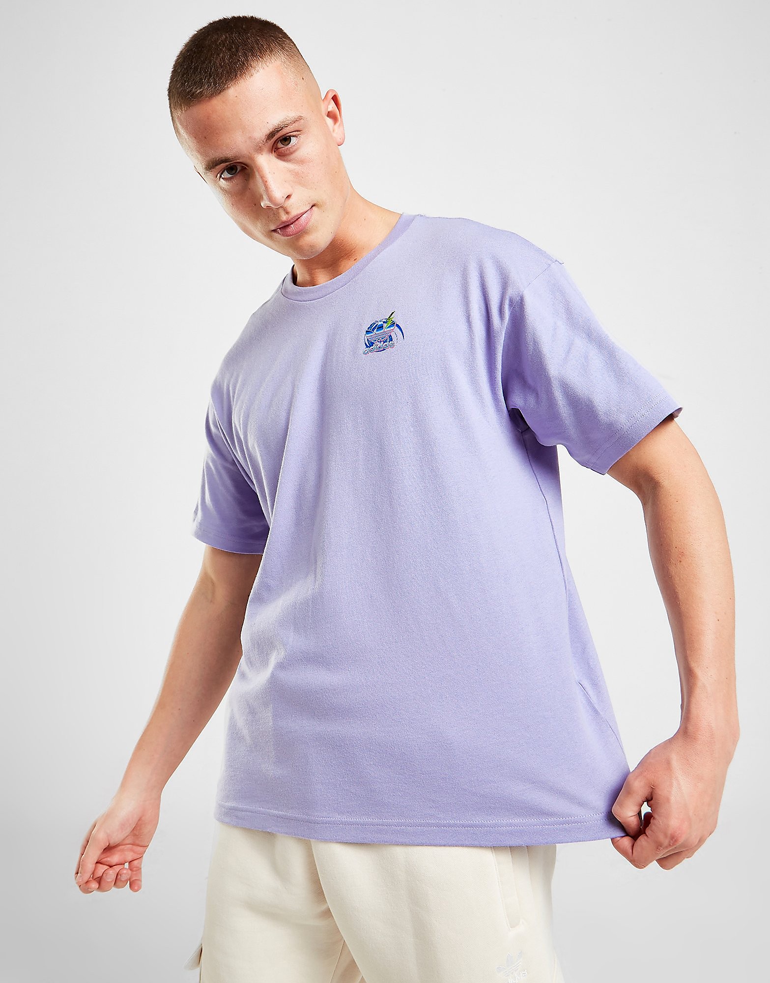 

adidas Originals Retro T-Shirt - Only at JD - Purple - Mens, Purple
