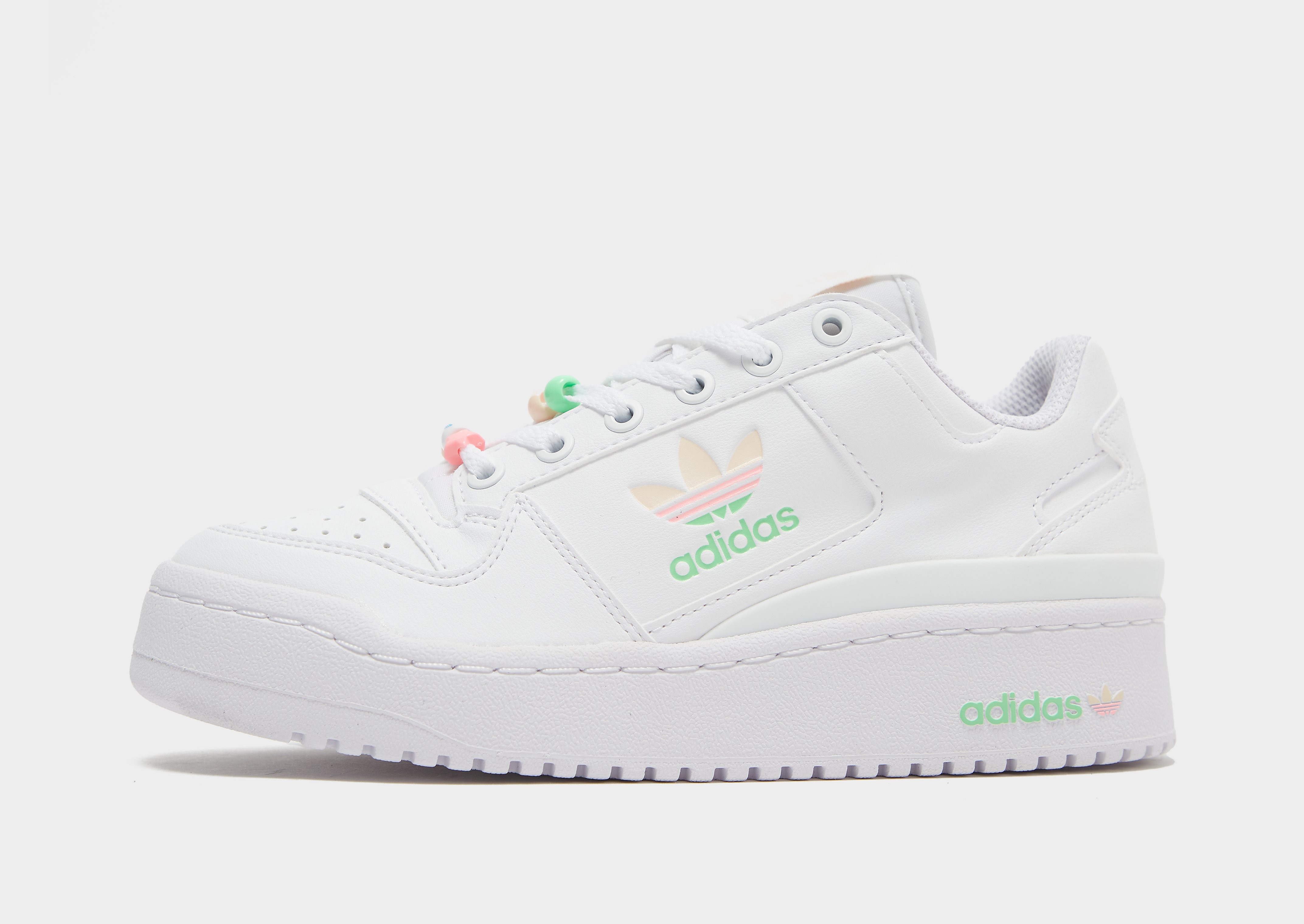 

adidas Originals Forum Bold Junior - Cloud White / Bliss Orange / Beam Pink - Kids, Cloud White / Bliss Orange / Beam Pink