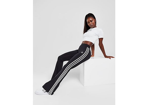 Adidas Originals 3-Stripes Flare Leggings, Black