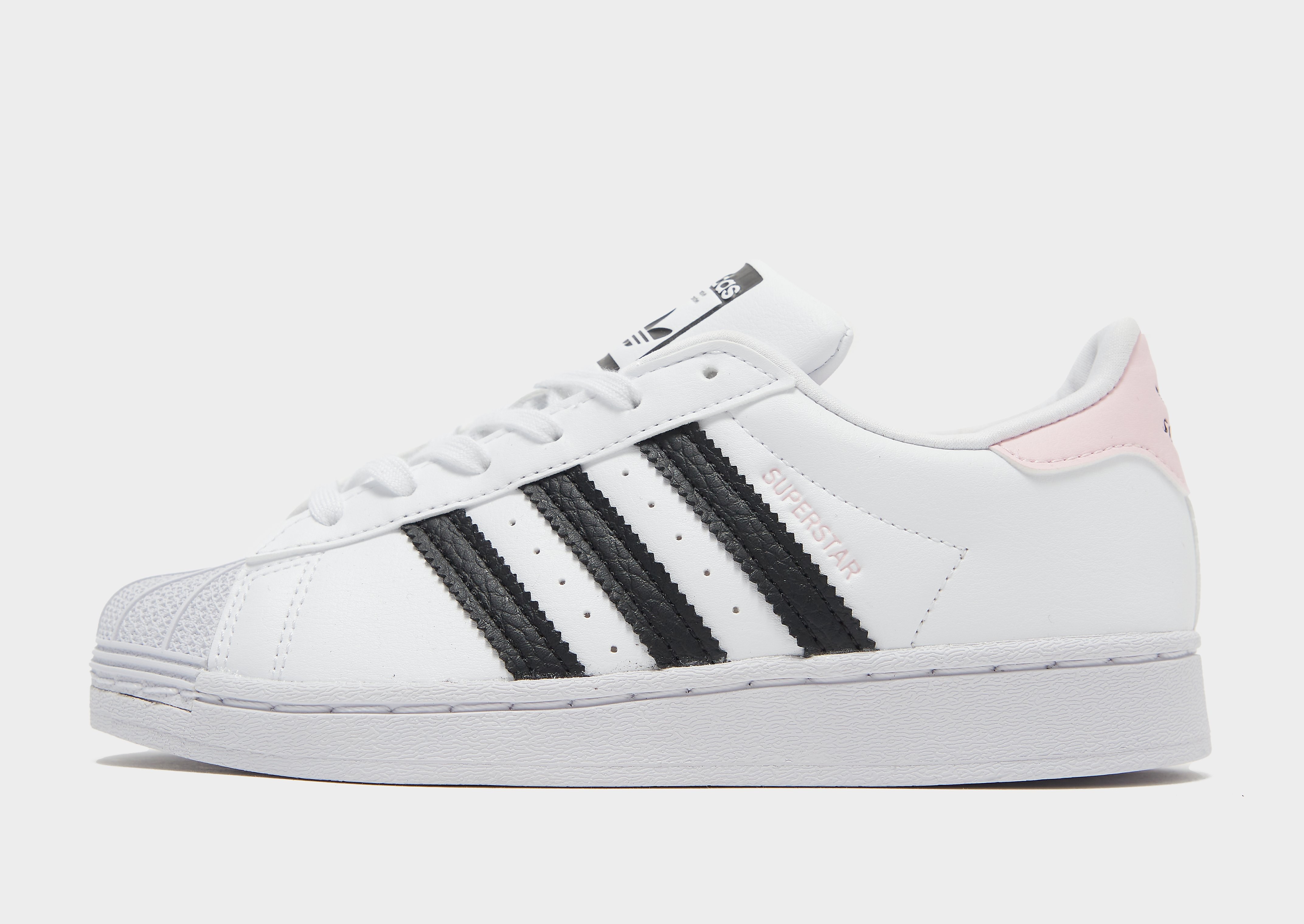 

adidas Originals Superstar Children - Cloud White / Core Black / Clear Pink - Kids, Cloud White / Core Black / Clear Pink