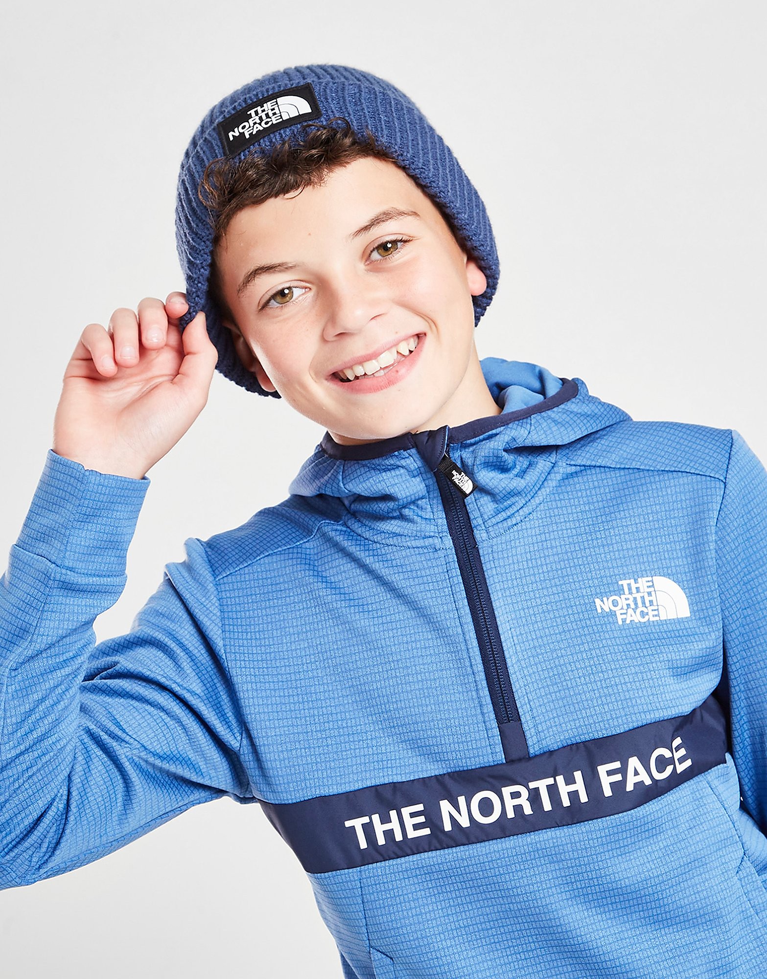 

The North Face Logo Beanie Junior - Blue - Kids, Blue