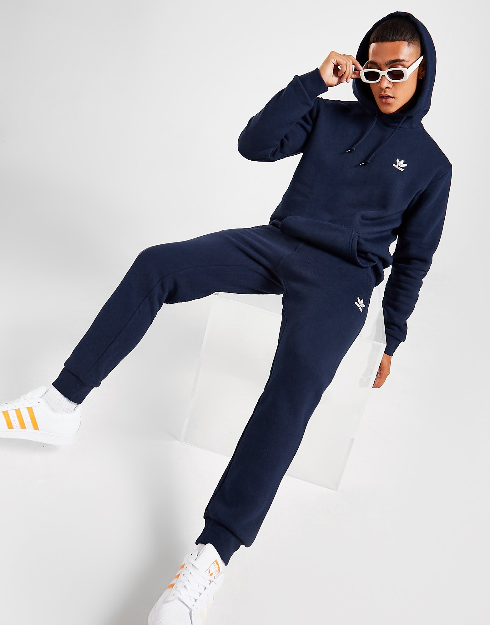 adidas Originals Joggers Trefoil Essential - Azul - Mens, Azul