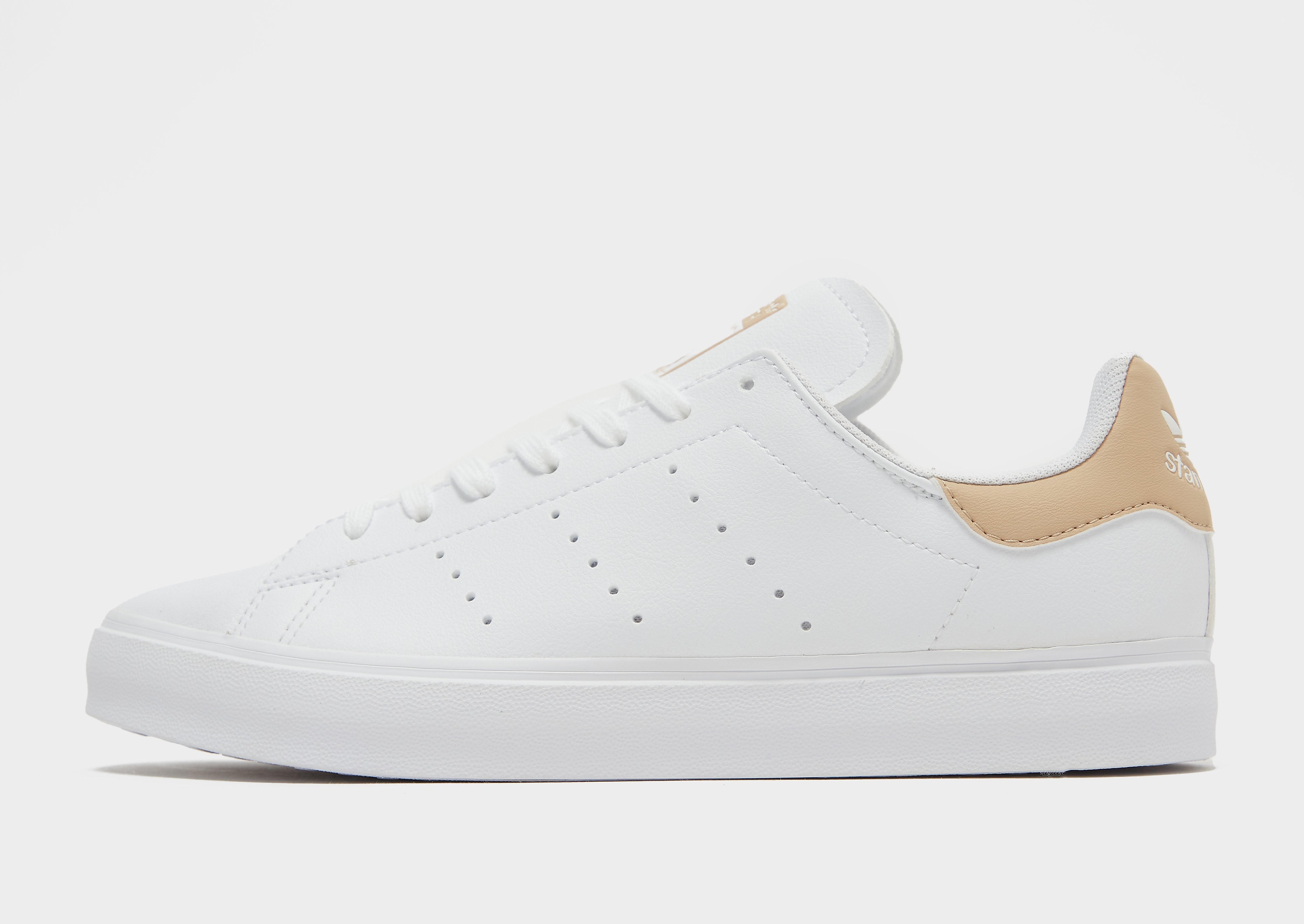 adidas Originals Stan Smith Vulc Junior - Only at JD - White - Kids, White