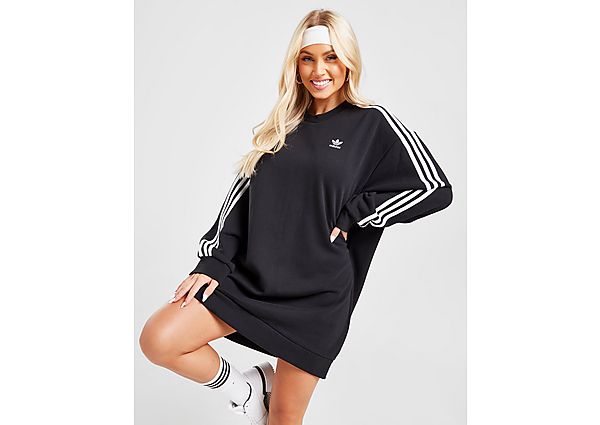 Adidas Originals Adicolor Classics Sweatshirt Jurk met Lange Mouwen - Black - Dames