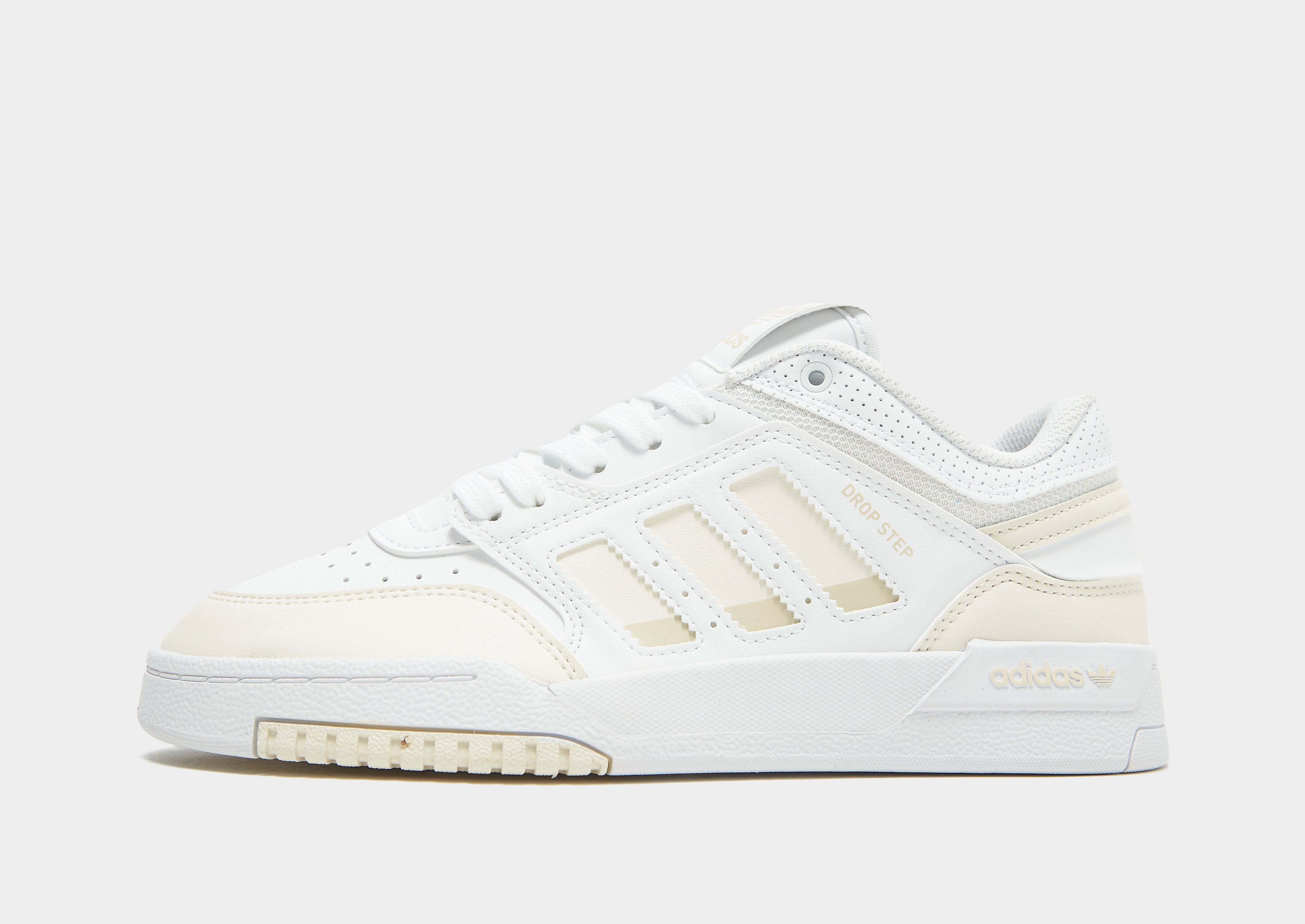 

adidas Originals Drop Step Low Junior - Only at JD - White - Kids, White