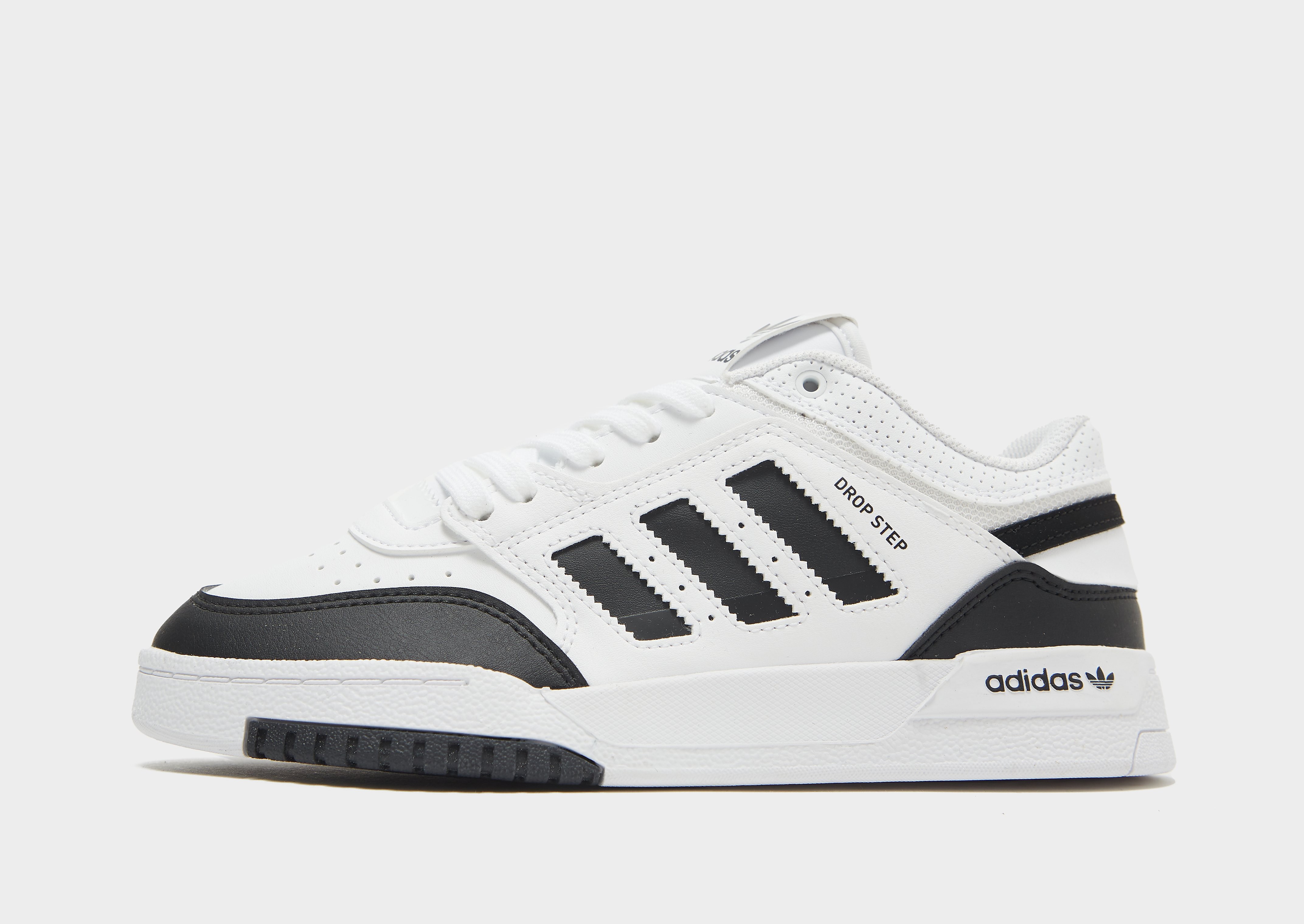 

adidas Originals Drop Step Low Junior - Only at JD - White - Kids, White