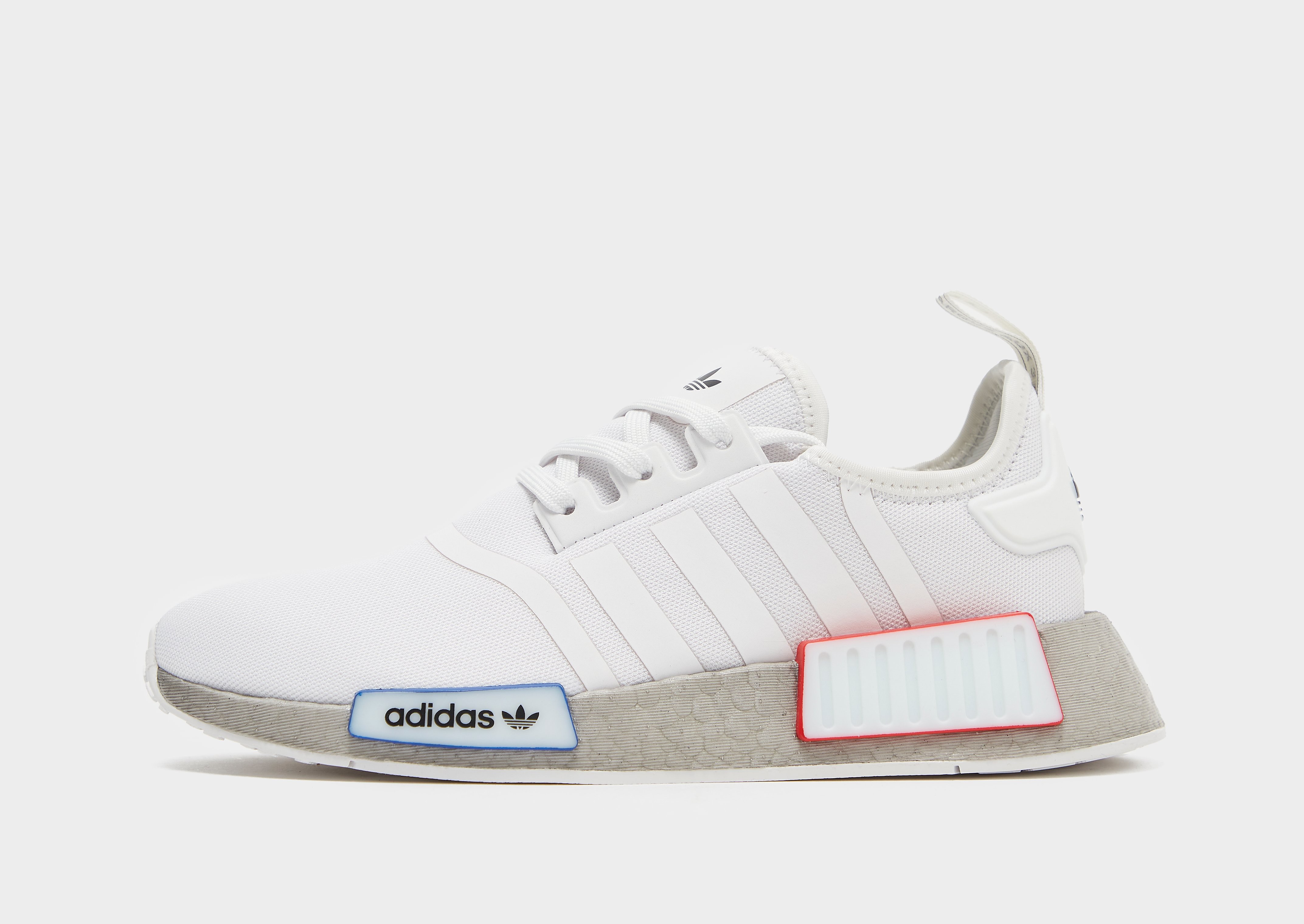 

adidas Originals NMD_R1 Junior - Cloud White / Cloud White / Grey One - Kids, Cloud White / Cloud White / Grey One