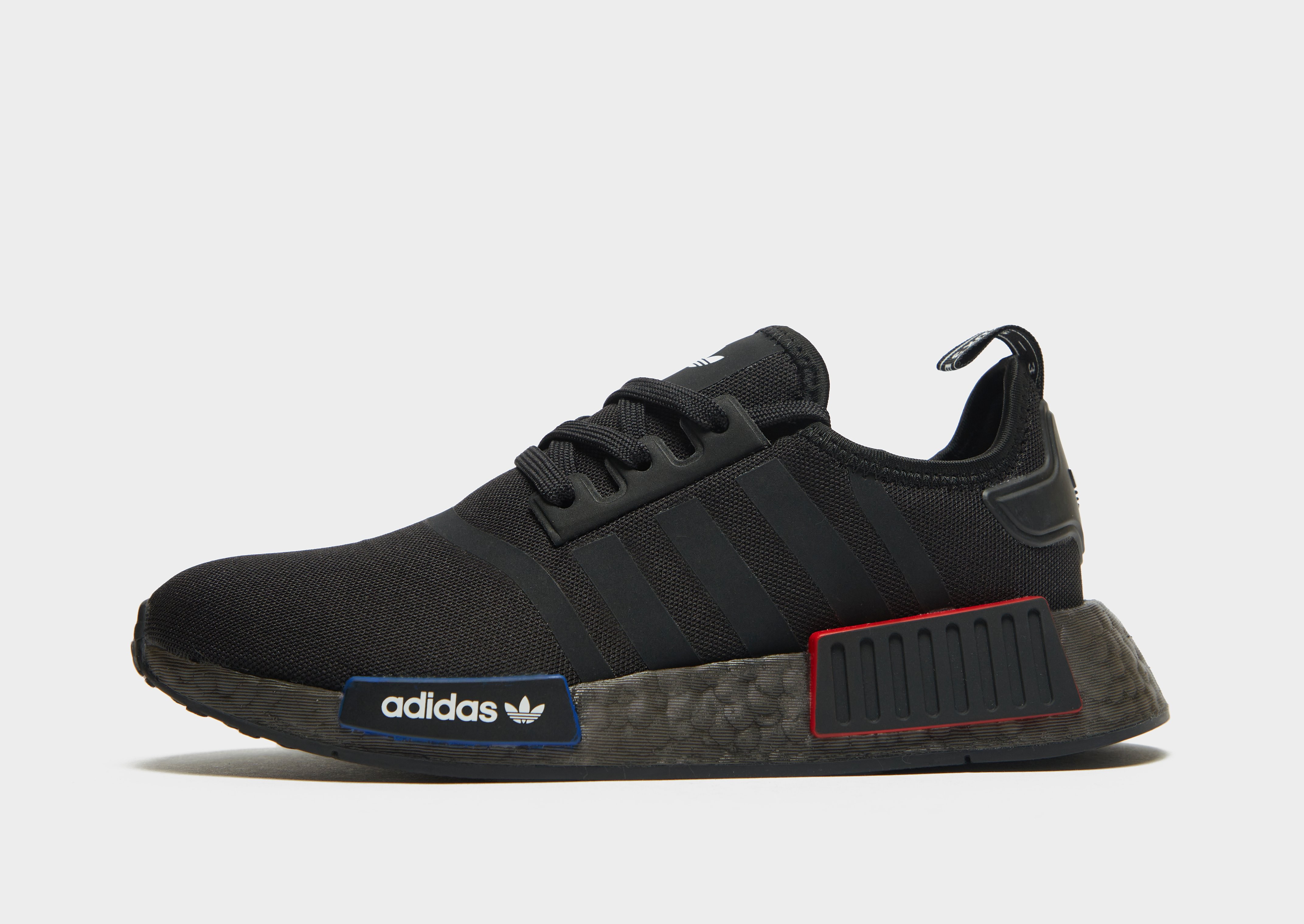 

adidas Originals NMD_R1 Junior - Core Black / Core Black / Grey Five - Kids, Core Black / Core Black / Grey Five