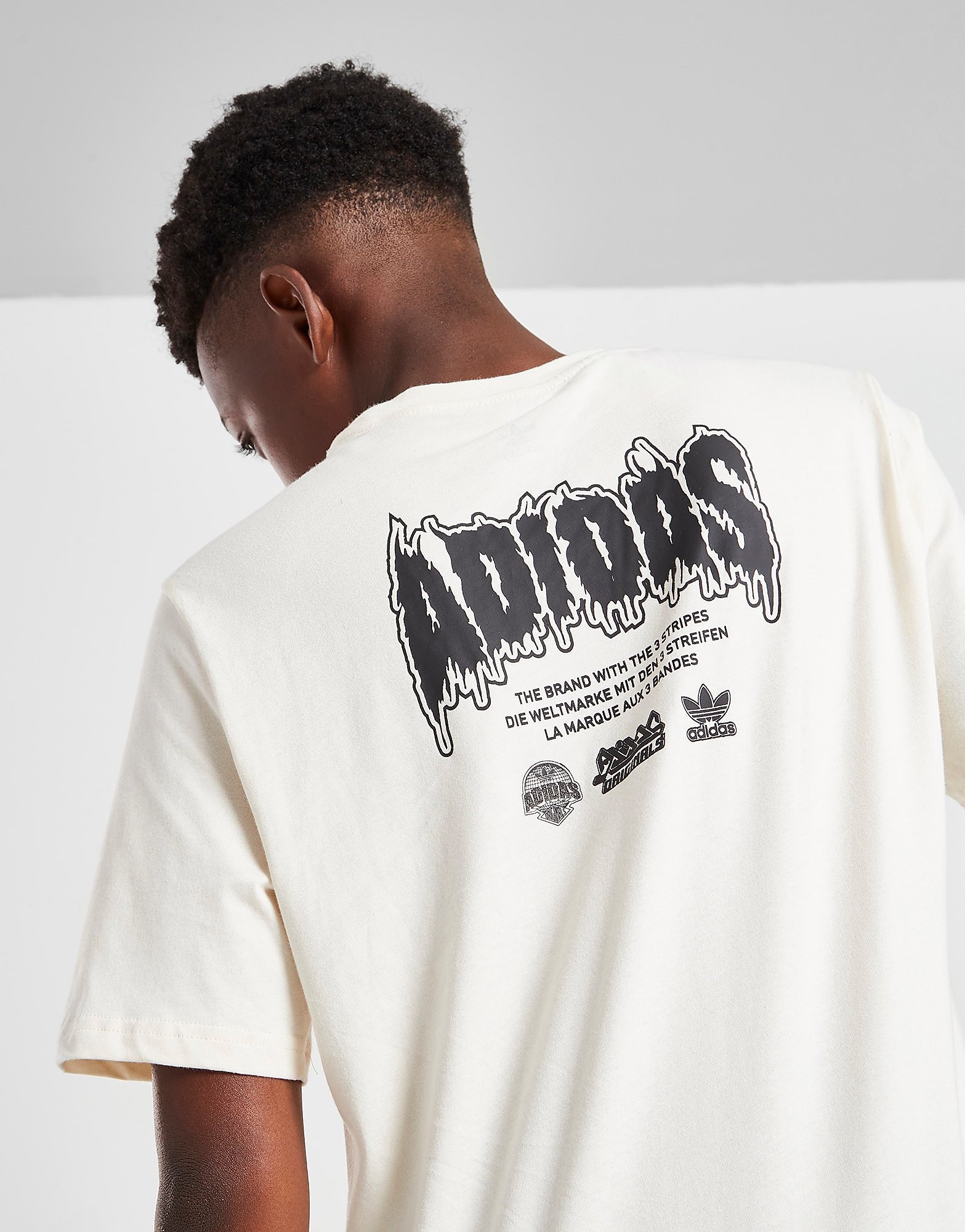 

adidas Originals Sticker T-Shirt Junior - Wonder White - Kids, Wonder White