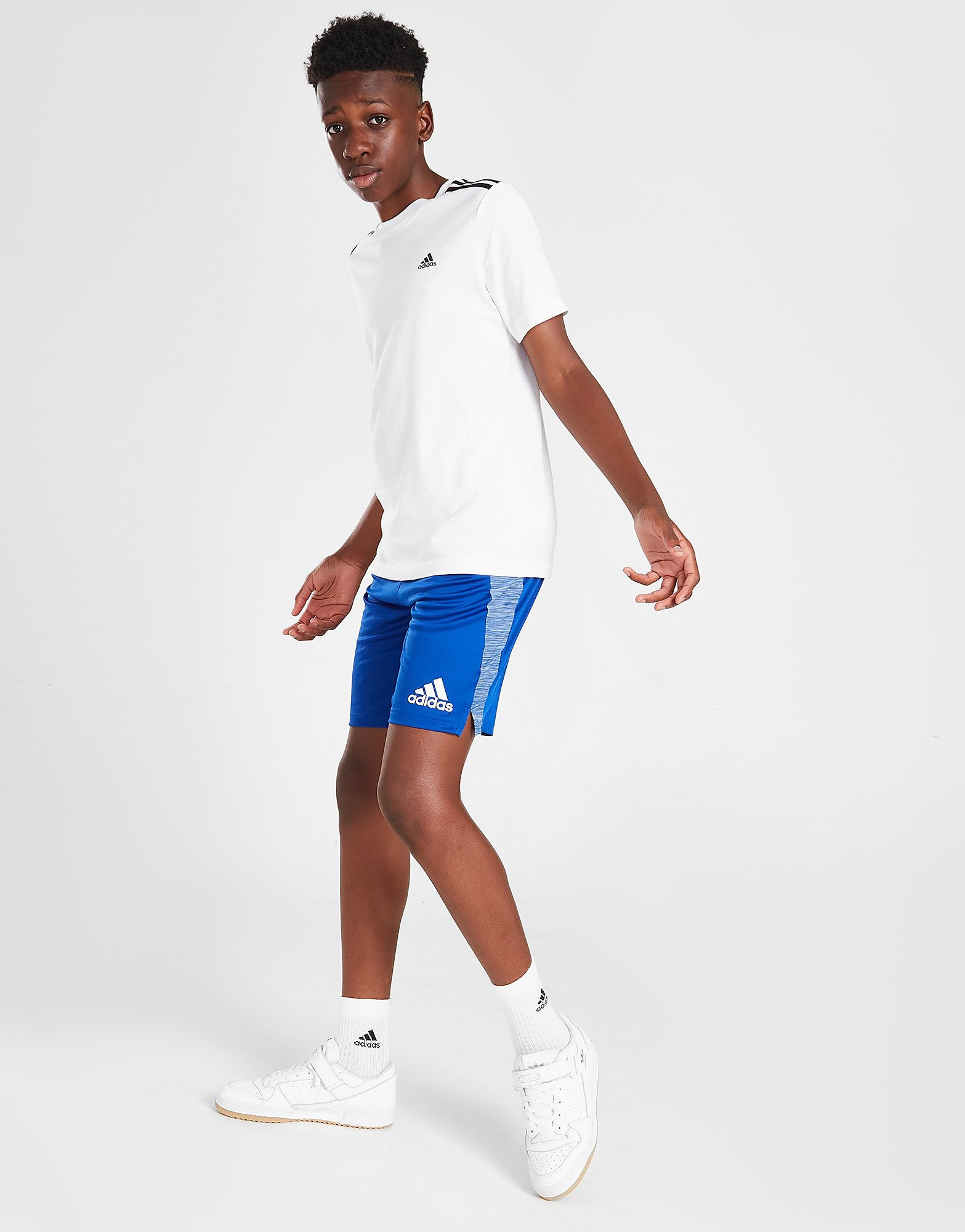 

adidas AEROREADY Shorts Junior - Blue - Kids, Blue