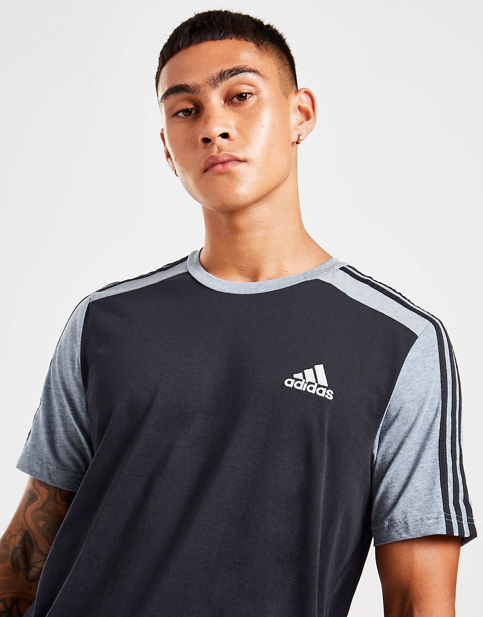 

adidas Badge Of Sport Melange T-Shirt - Legend Ink / Legend Ink Metallic - Mens, Legend Ink / Legend Ink Metallic