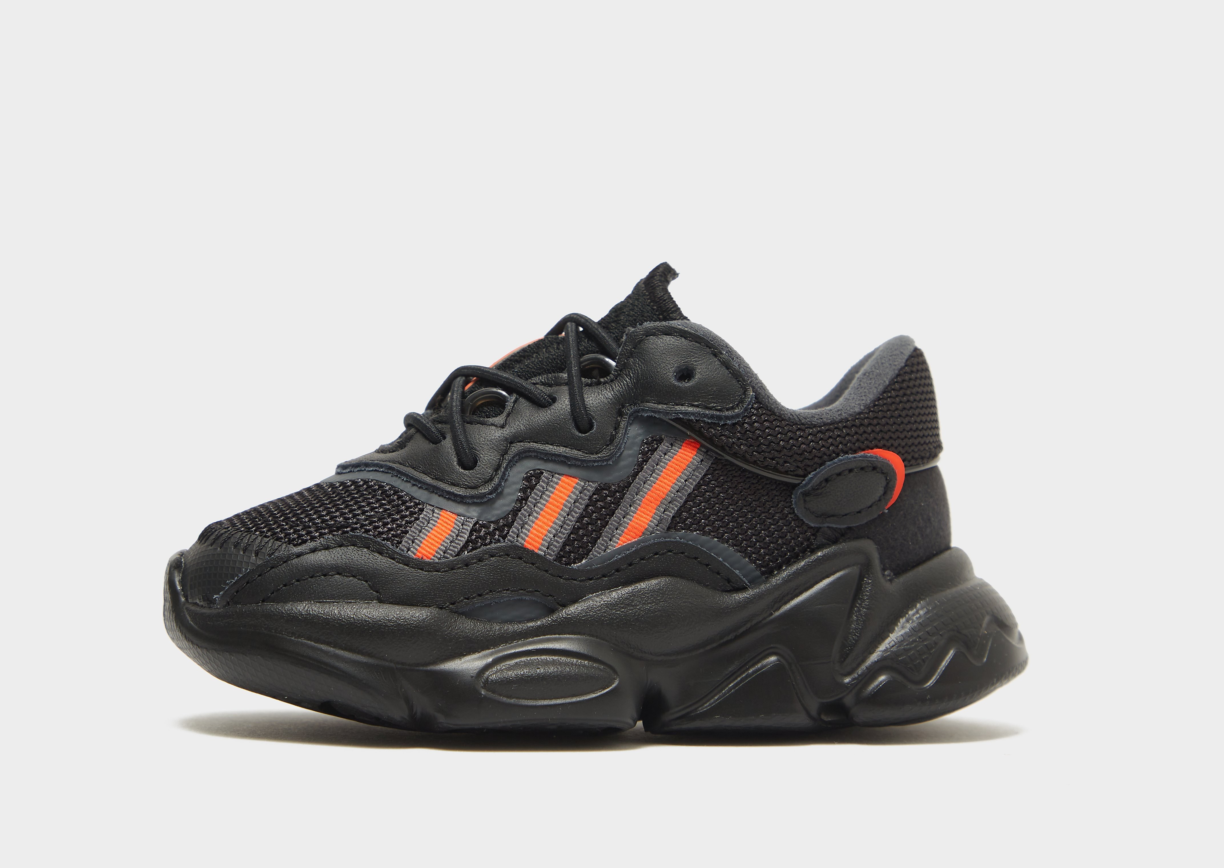 

adidas Originals Ozweego Infant - Core Black / Solar Red / Grey Six - Kids, Core Black / Solar Red / Grey Six