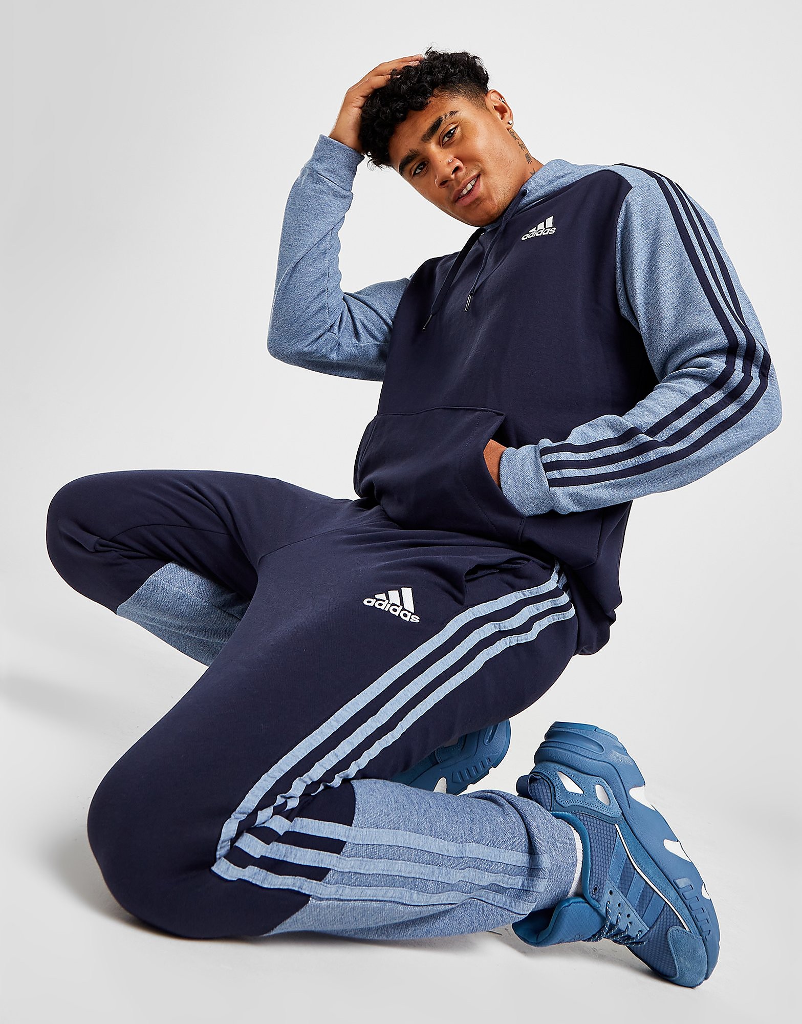 

adidas Badge Of Sport Melange Joggers - Legend Ink / Legend Ink Metallic - Mens, Legend Ink / Legend Ink Metallic