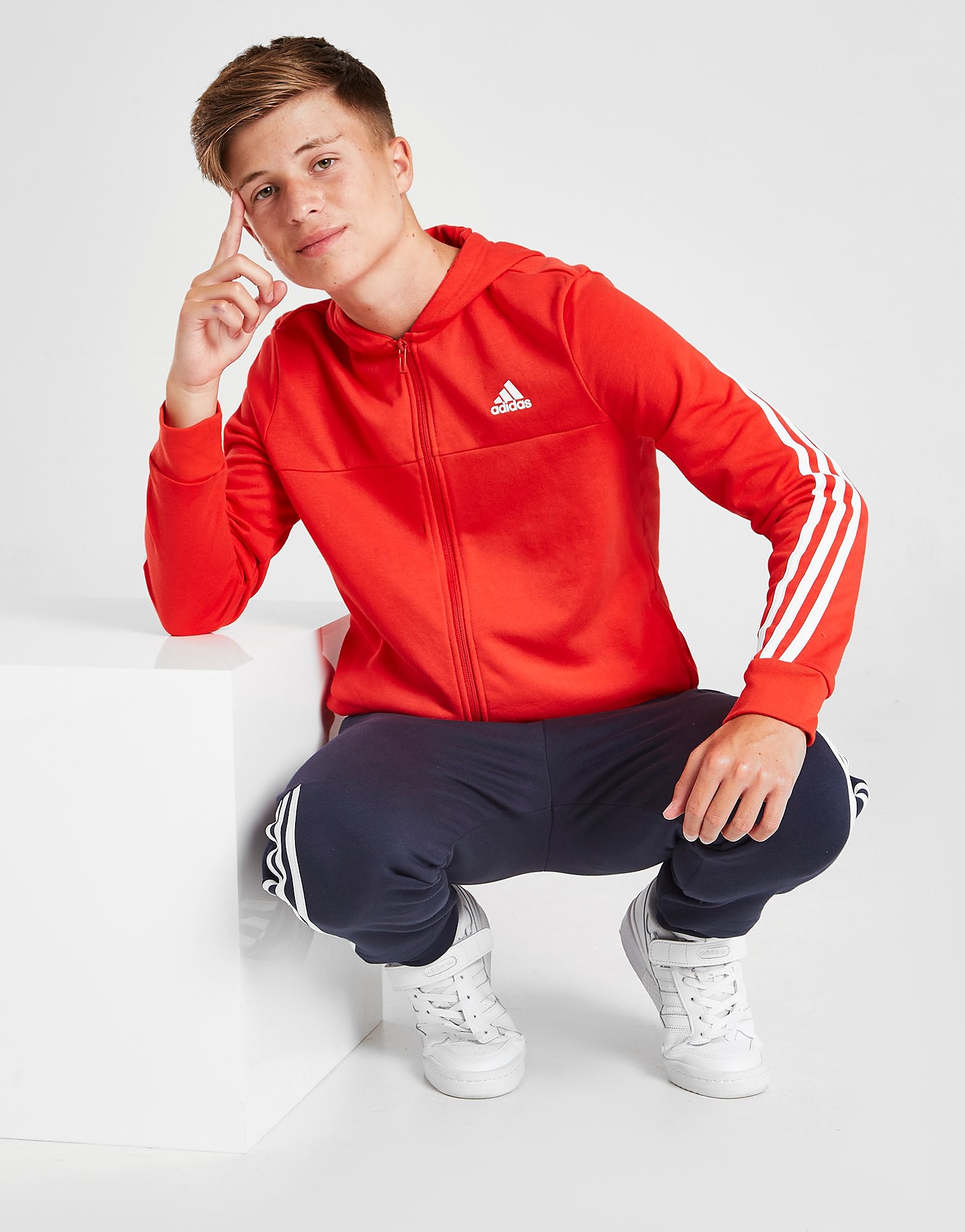 

adidas Future Icon Tracksuit Junior - Red - Kids, Red