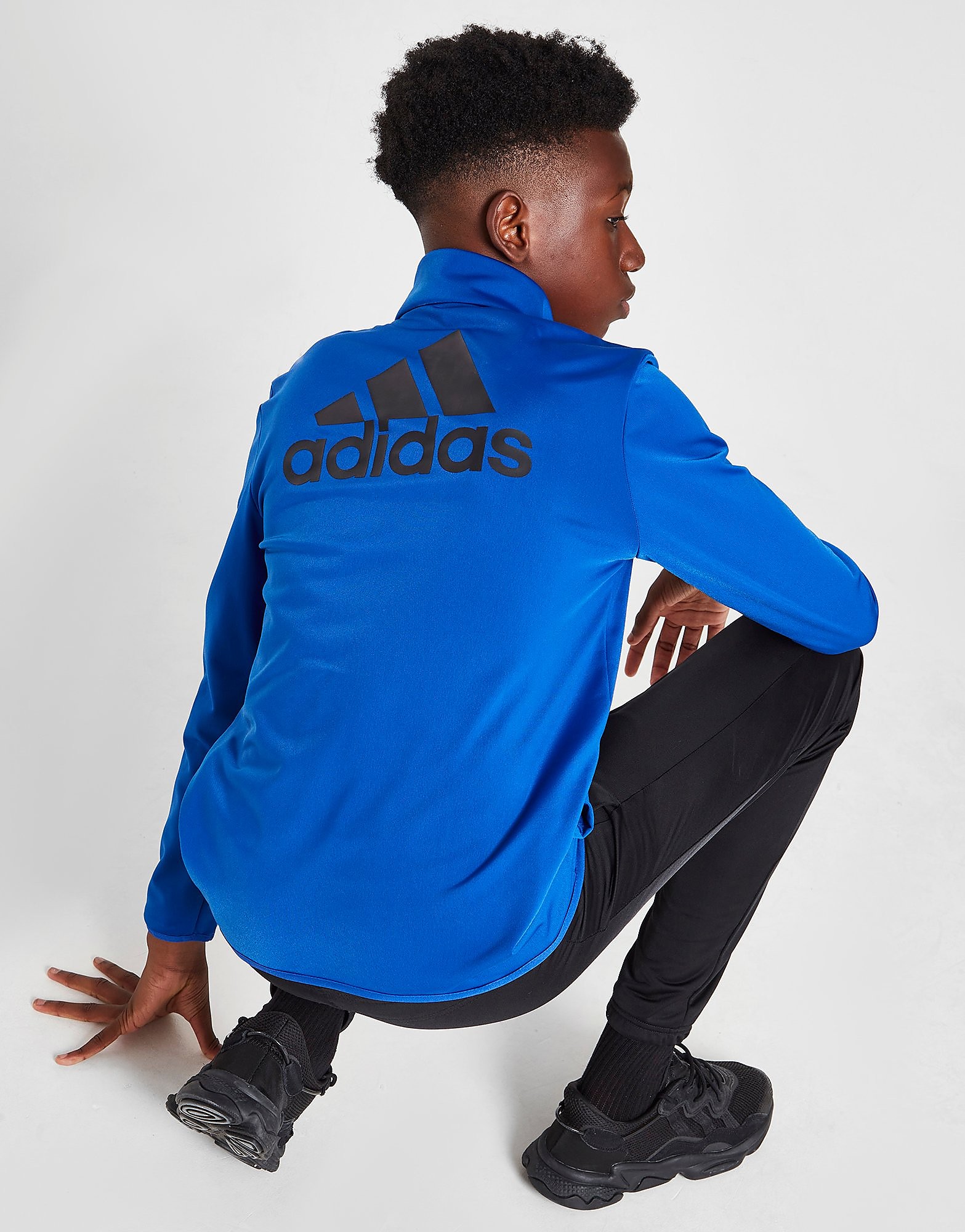 

adidas Badge Of Sport Poly Tracksuit Junior - Blue - Kids, Blue