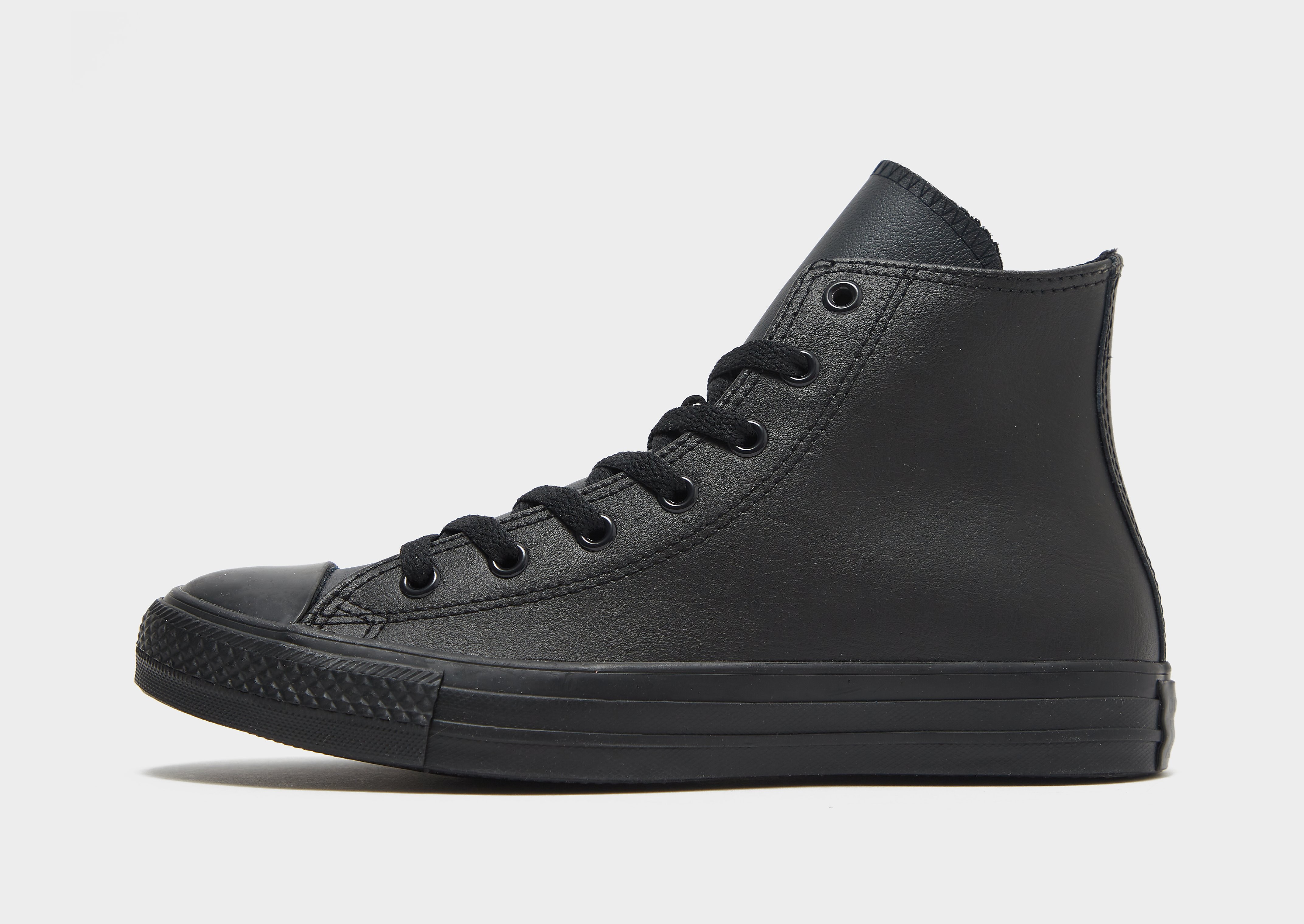 

Converse All Star High Leather Junior - Black - Kids, Black