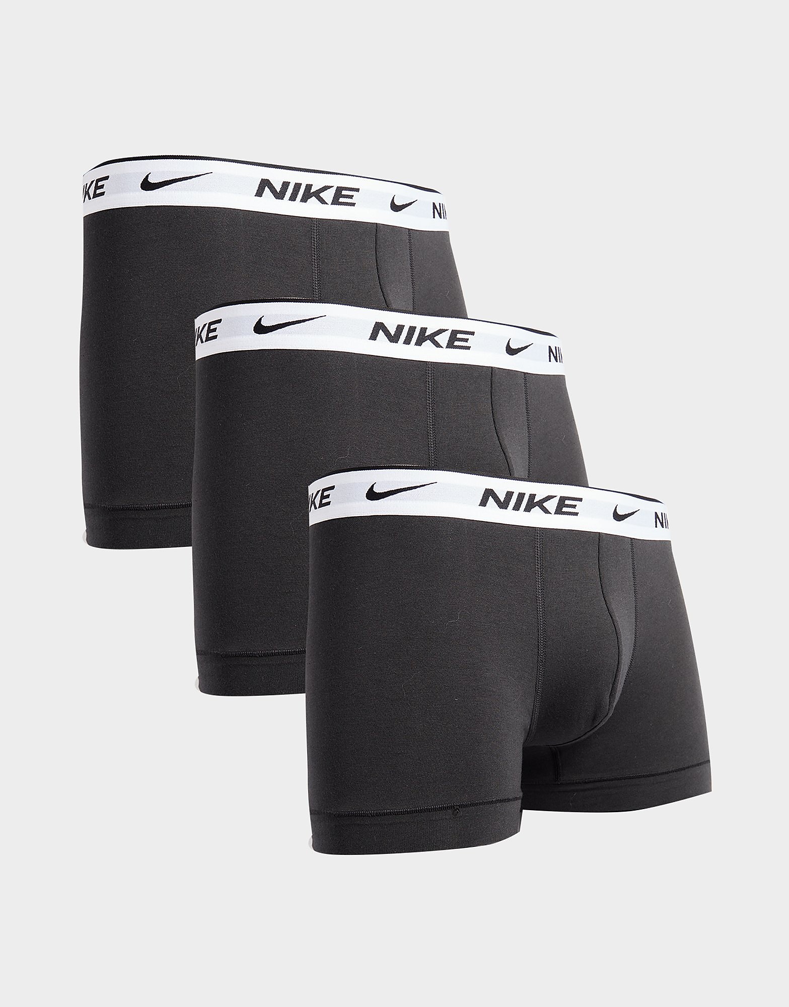 

Nike 3 Pack Trunks - Black - Mens, Black