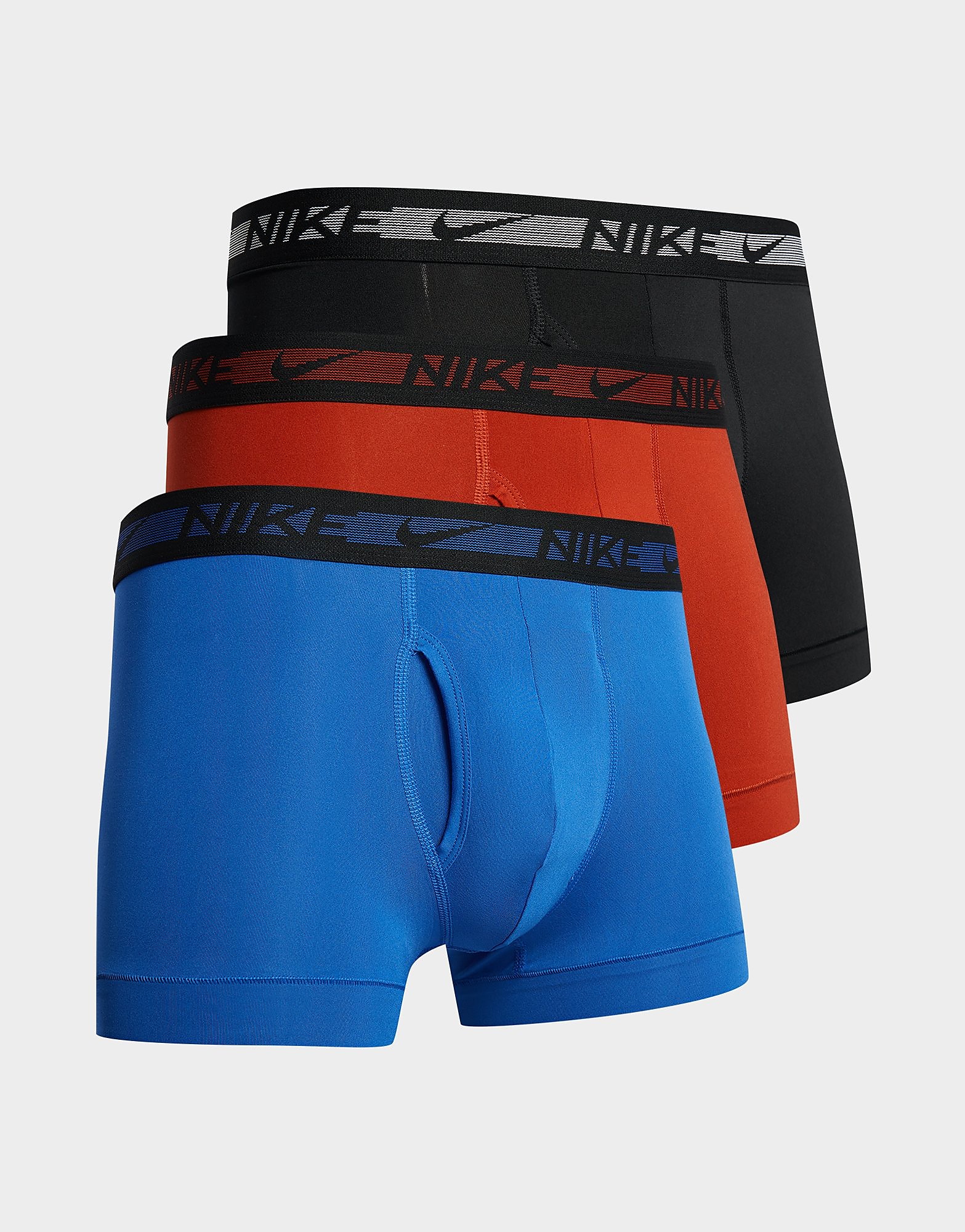 

Nike 3 Pack Trunks - Red/Blue - Mens, Red/Blue