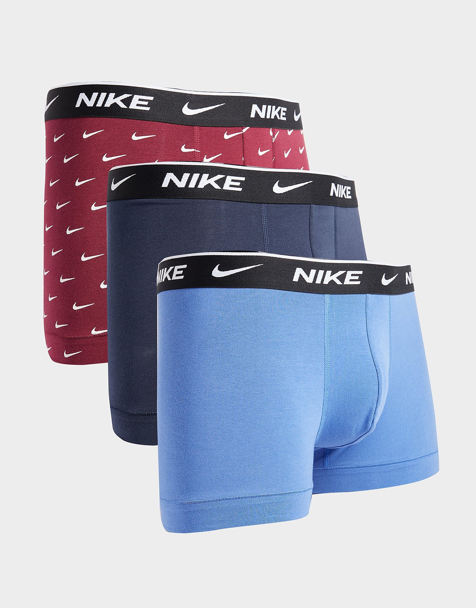 

Nike 3 Pack Trunks - Red/Blue - Mens, Red/Blue
